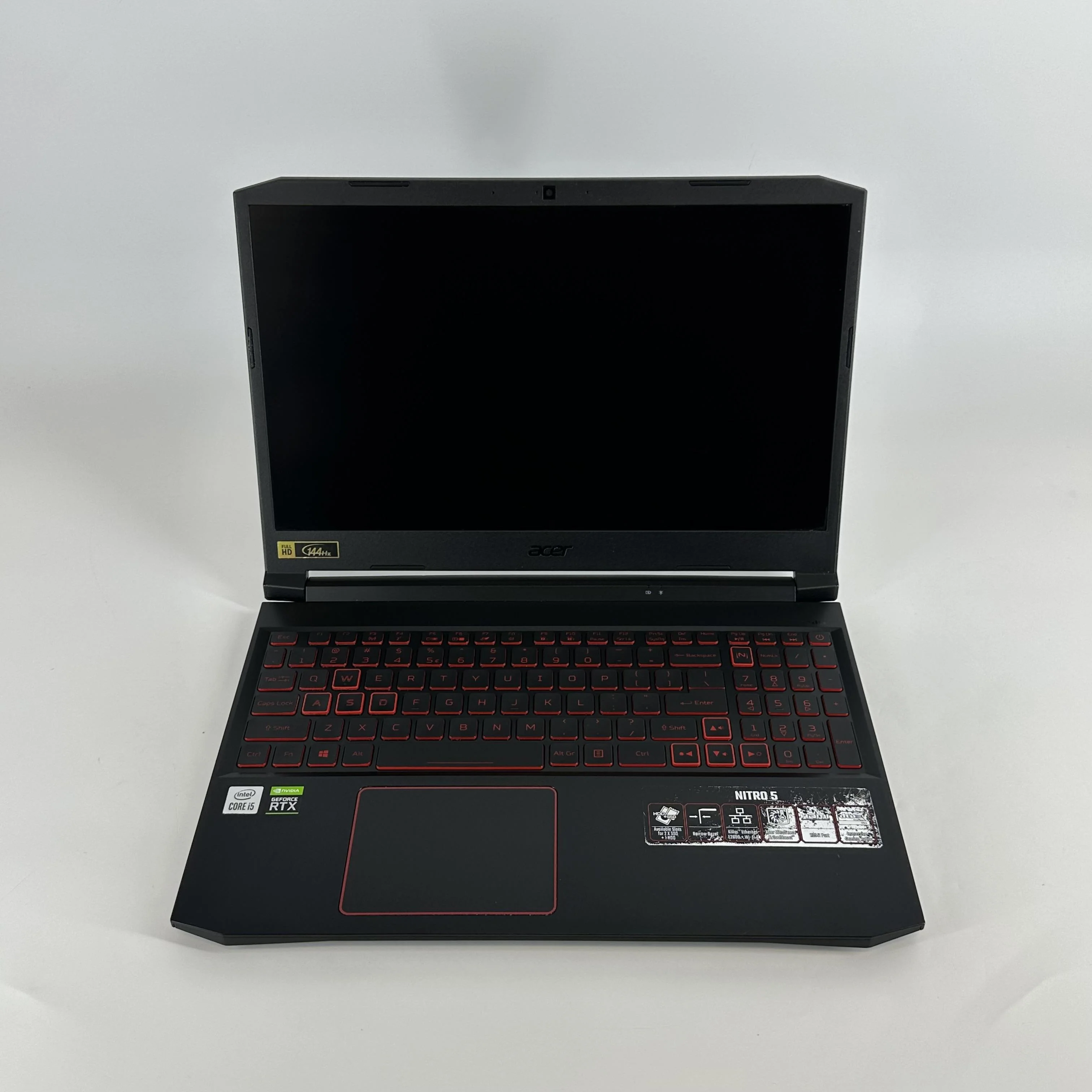 Acer Nitro 5 15.6 Black 2.5 GHz Intel Core i5 10th Gen. 16GB RAM 1TB Solid State Drive 256GB Solid State Drive NVIDIA GeForce RTX 3050 4 GB