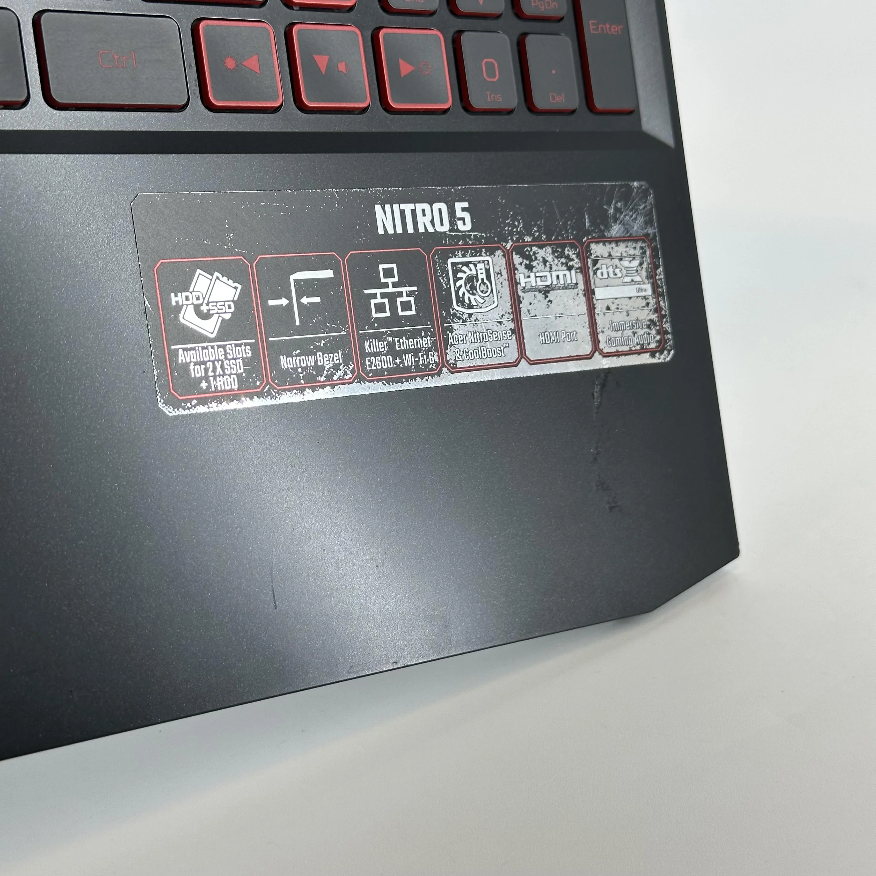 Acer Nitro 5 15.6 Black 2.5 GHz Intel Core i5 10th Gen. 16GB RAM 1TB Solid State Drive 256GB Solid State Drive NVIDIA GeForce RTX 3050 4 GB - Image 5