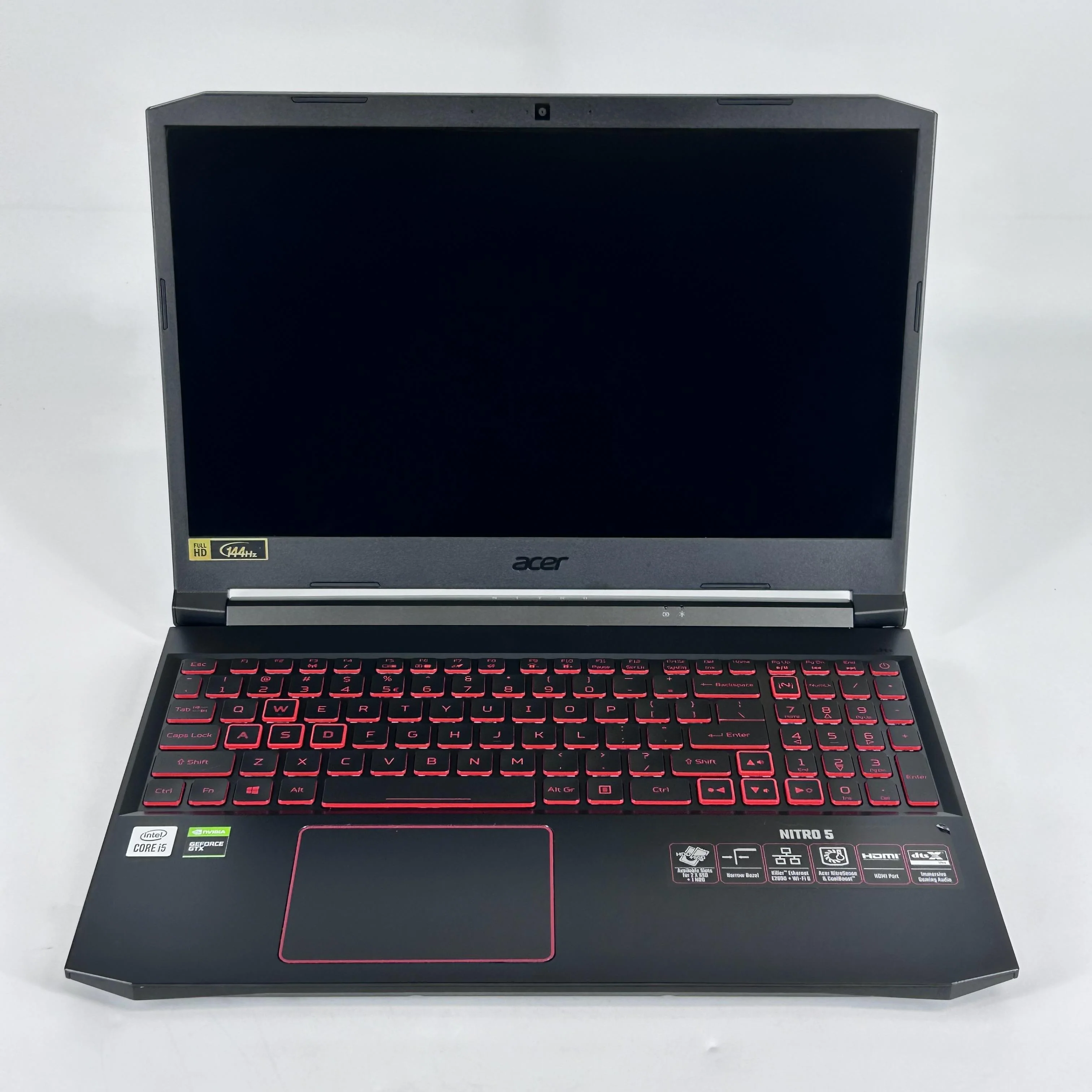 Acer Nitro 5 15.6 Black 2.5 GHz Intel Core i5 10th Gen. 8GB RAM 512GB Solid State Drive NVIDIA GeForce GTX 1650 4 GB
