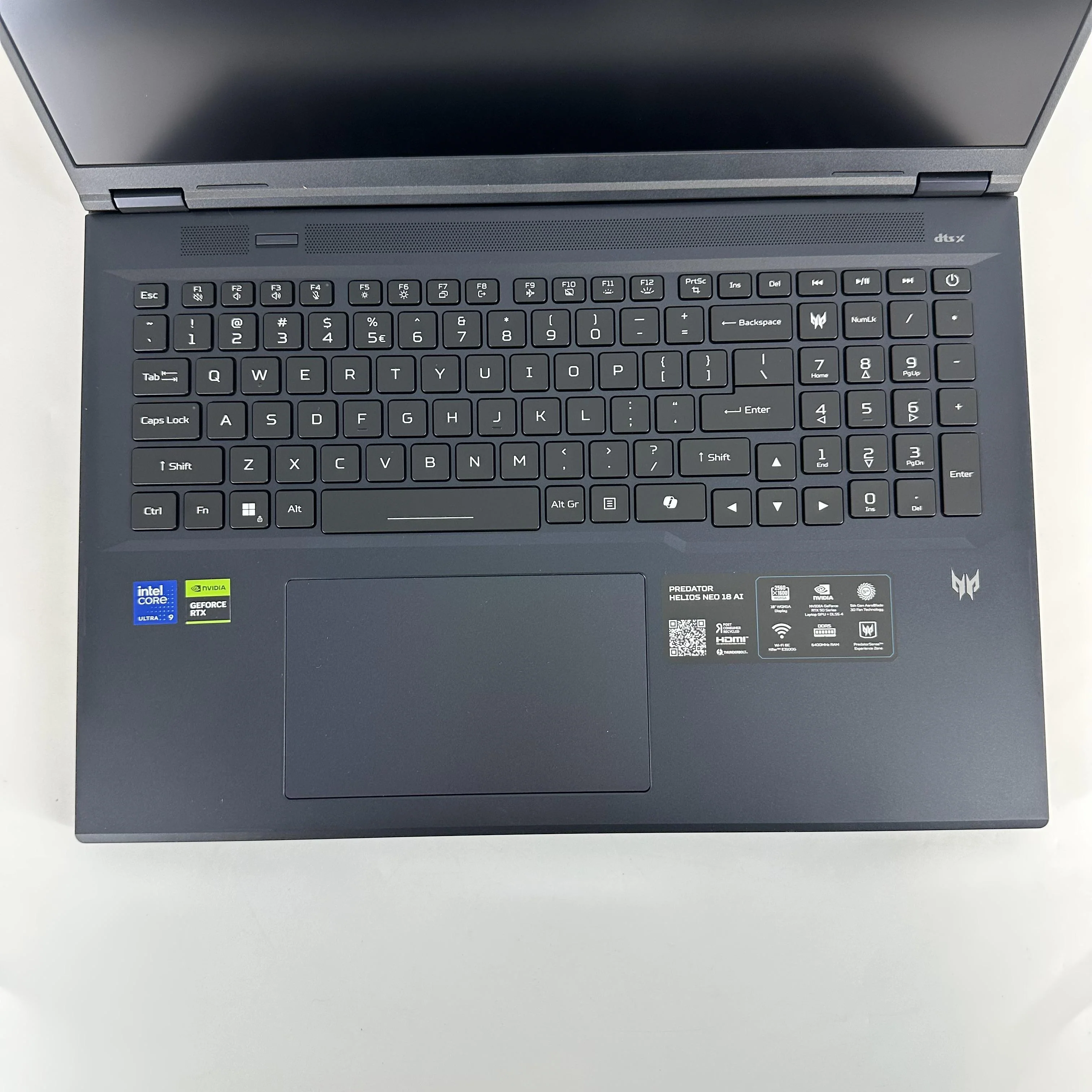 Acer Predator Helios Neo 18 AI 18 Black 2.7 GHz Intel Core Ultra 9 Series 2 32GB RAM 1TB Solid State Drive 1TB Solid State Drive NVIDIA GeForce RTX 5070 Ti 12 GB - Image 2