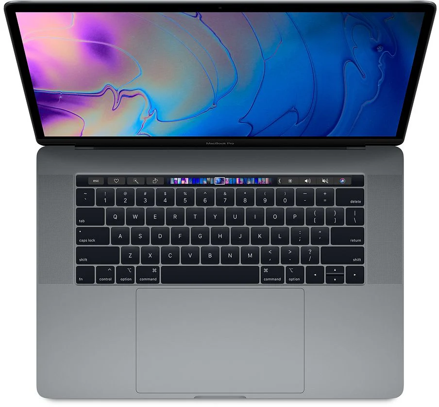 Apple MacBook Pro 16 Touch Bar 2019 Space Gray 2.4 GHz Intel Core i9 9th Gen. 32GB RAM 2TB Solid State Drive AMD Radeon Pro 5500M 8 GB