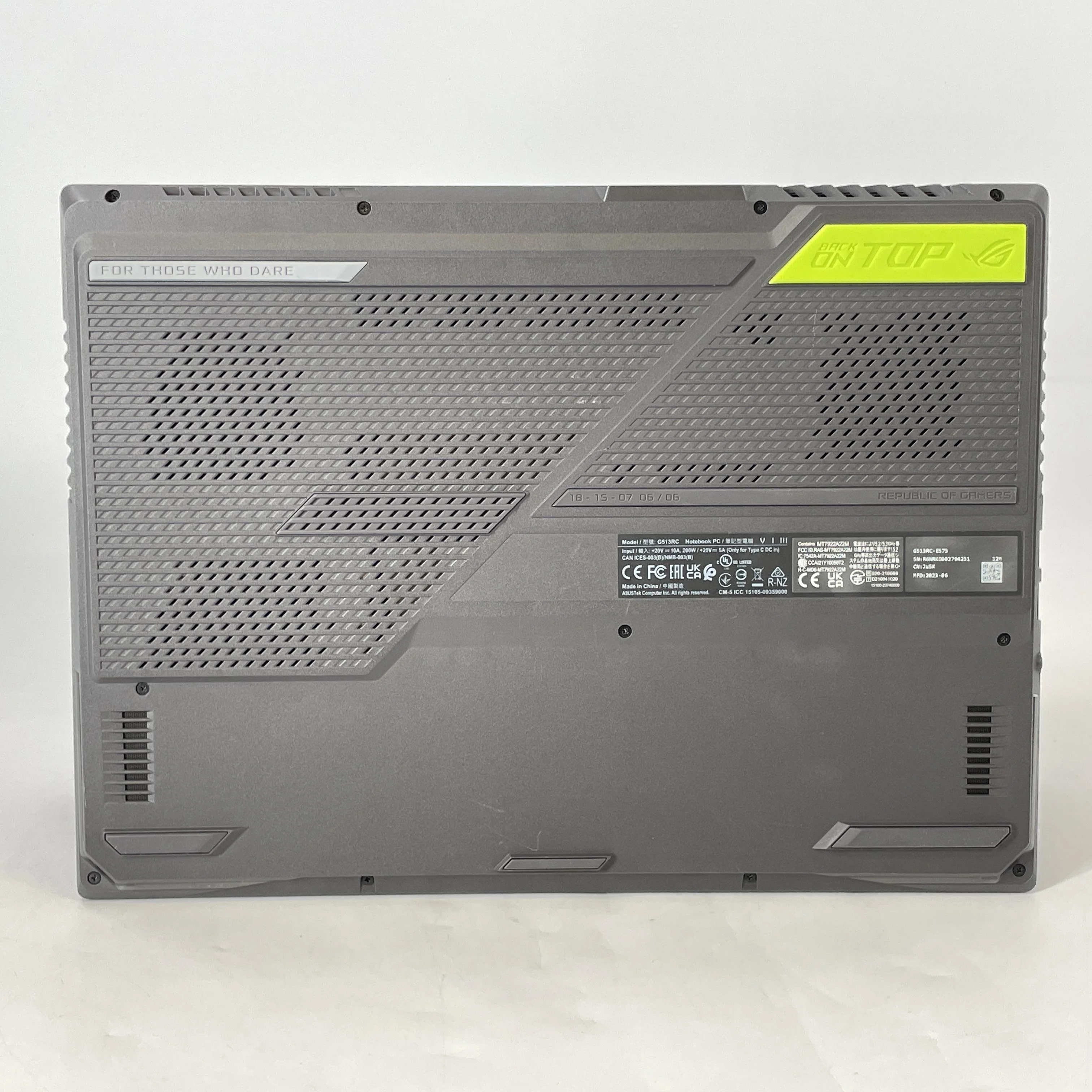 Asus ROG Strix G15 G513 15.6 Black 3.2 GHz AMD Ryzen 7 6800HS 16GB RAM 512GB Solid State Drive NVIDIA GeForce RTX 3050 4 GB - Image 6
