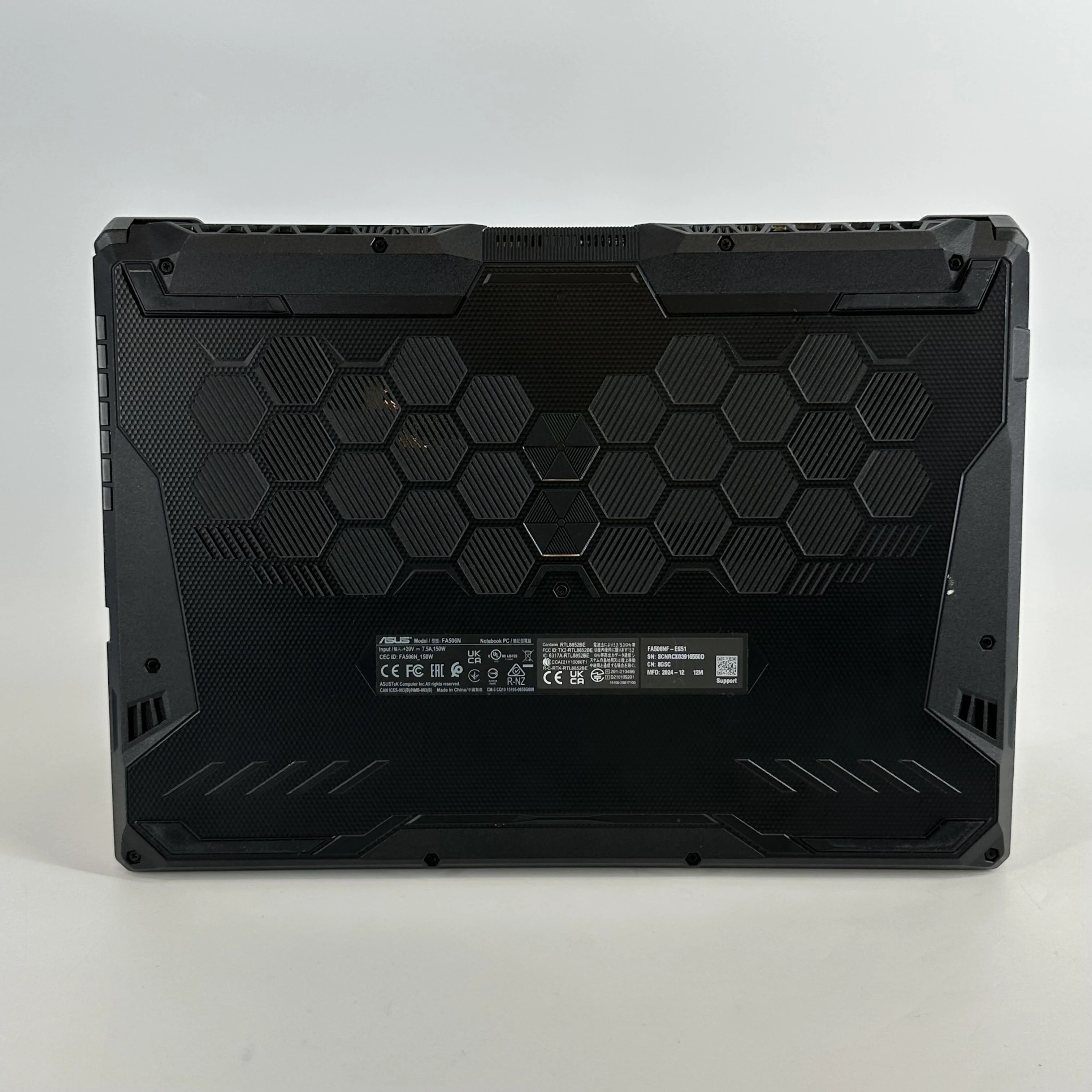 Asus TUF A15 15.6 Black 3.3 GHz AMD Ryzen 5 7535HS 8GB RAM 512GB Solid State Drive NVIDIA GeForce RTX 2060 6 GB - Image 8