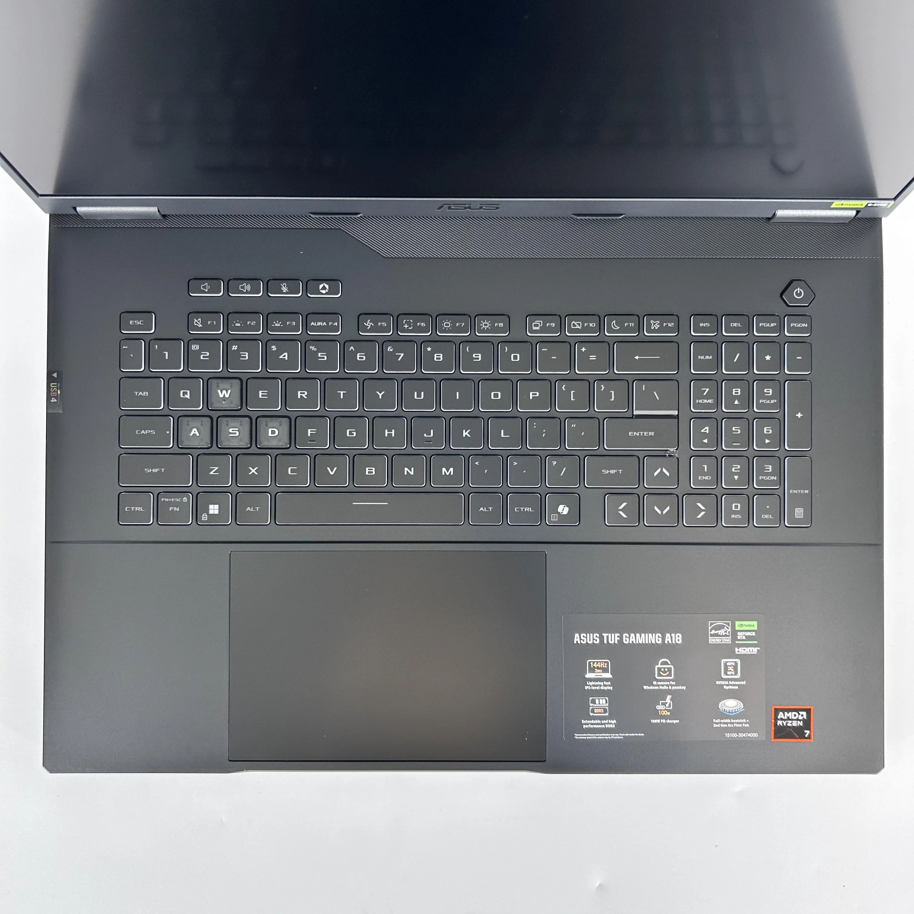 Asus TUF A18 18 Jaeger Gray 3.8 GHz AMD Ryzen 7 260 64GB RAM 2TB Solid State Drive NVIDIA GeForce RTX 5060 8 GB - Image 2