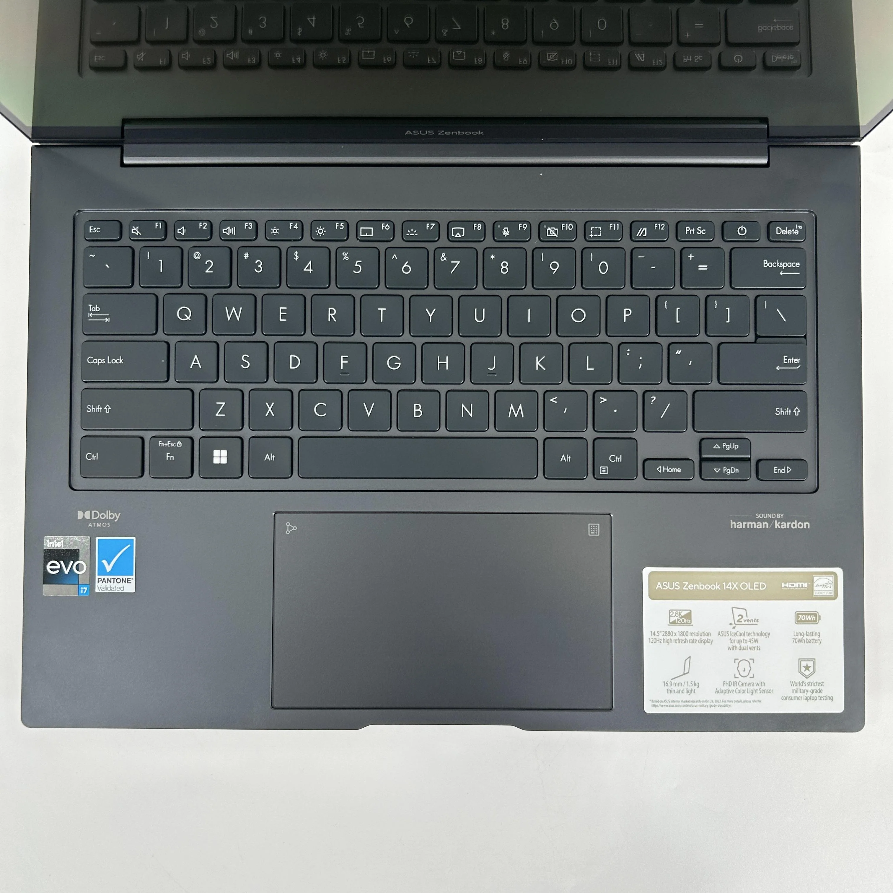 Asus Zenbook 14X Gray 2.4 GHz Intel Core i7 13th Gen. 16GB RAM 512GB Solid State Drive - Image 2