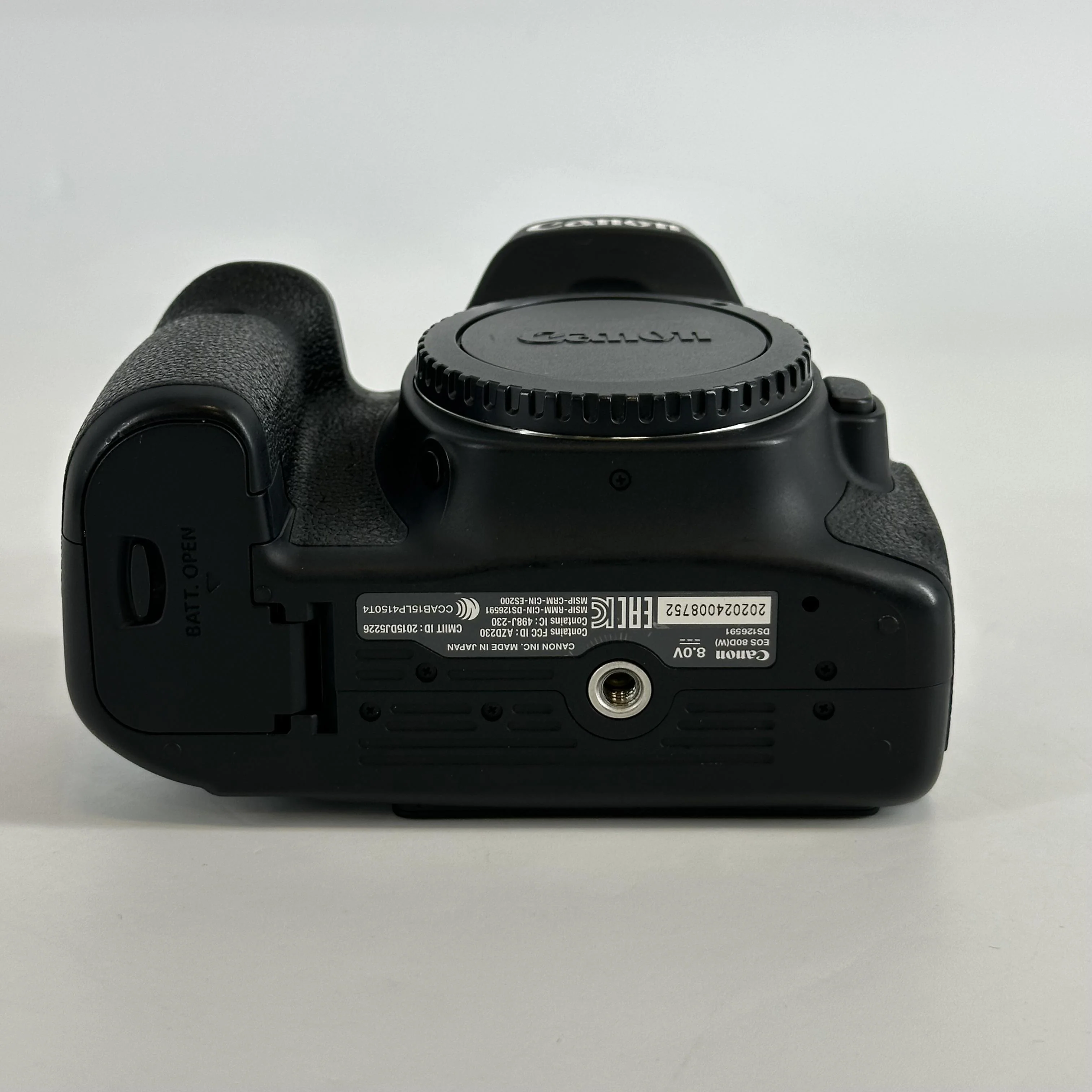 Canon EOS 80D 24.2MP Black - Image 8