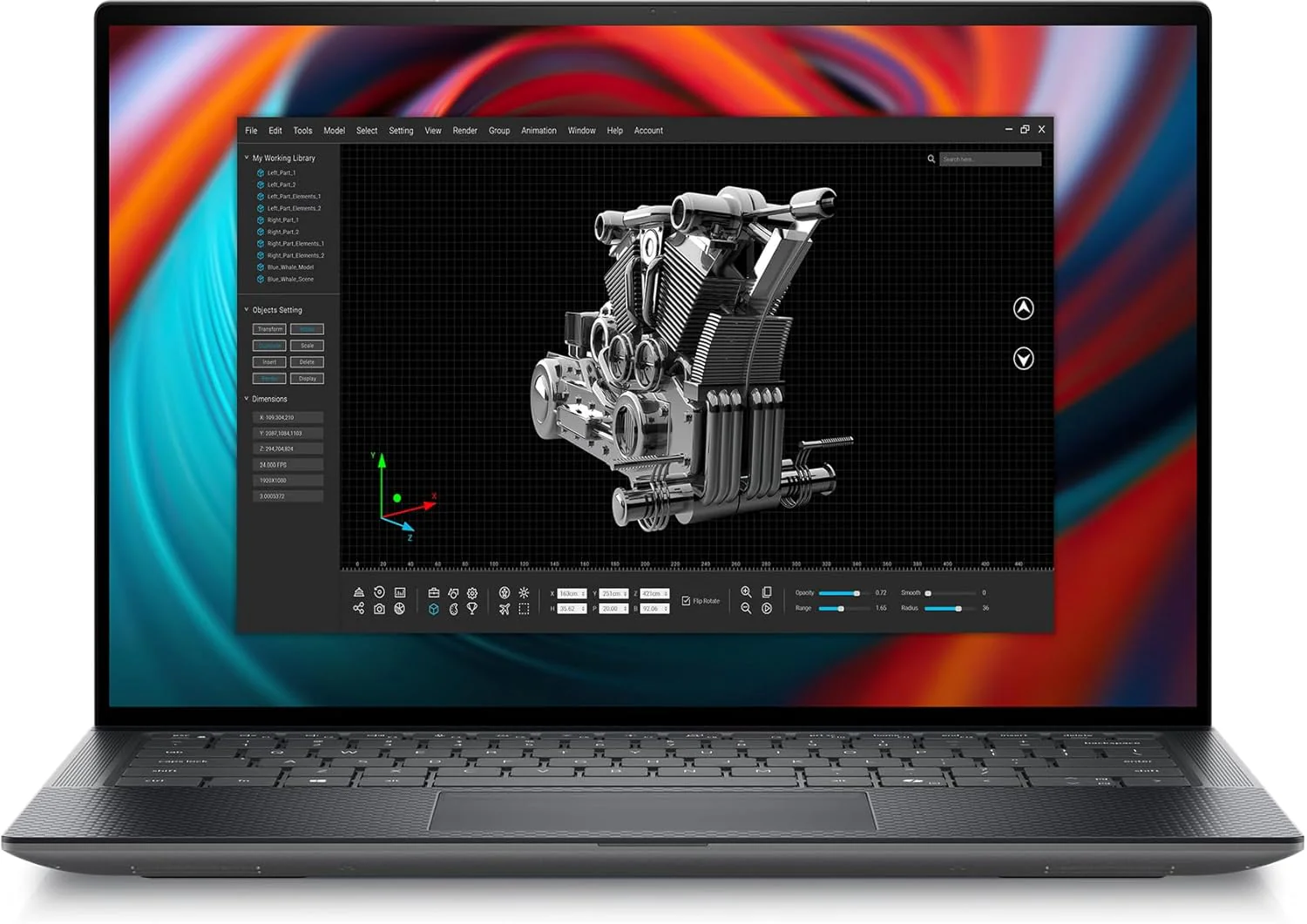Dell Precision 5490 14 Gray 2.5 GHz Intel Core Ultra 9 64GB RAM 1TB Solid State Drive NVIDIA RTX 3000 Ada 8 GB