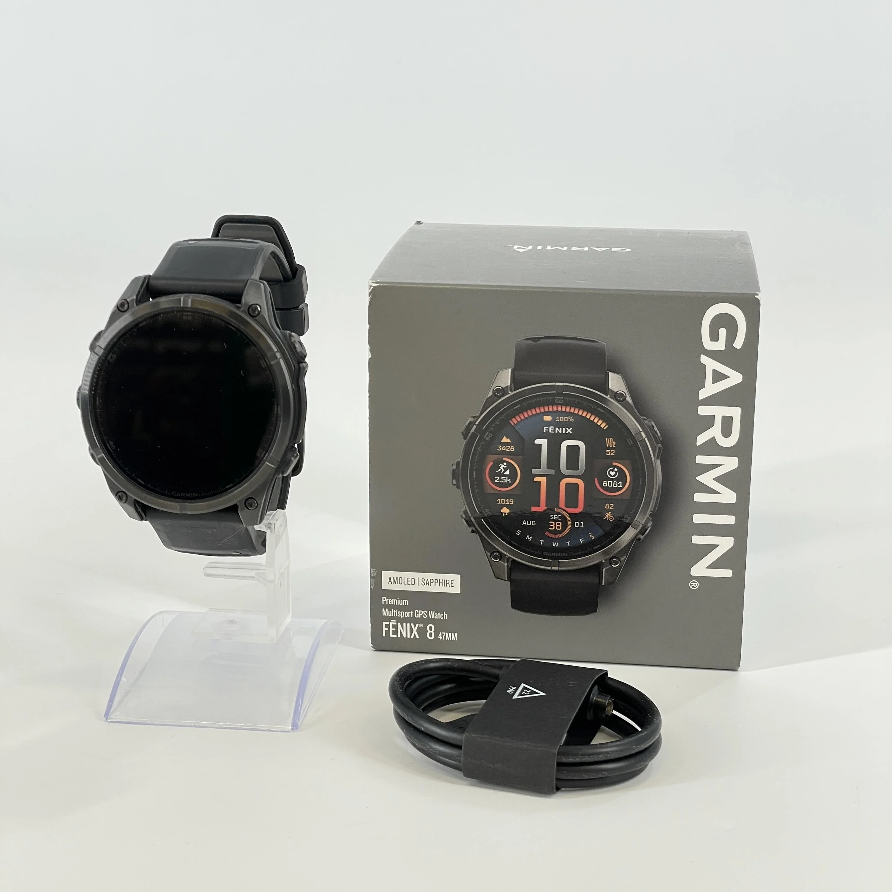 Garmin Fenix 8 AMOLED Sapphire Edition 47mm Gray GPS