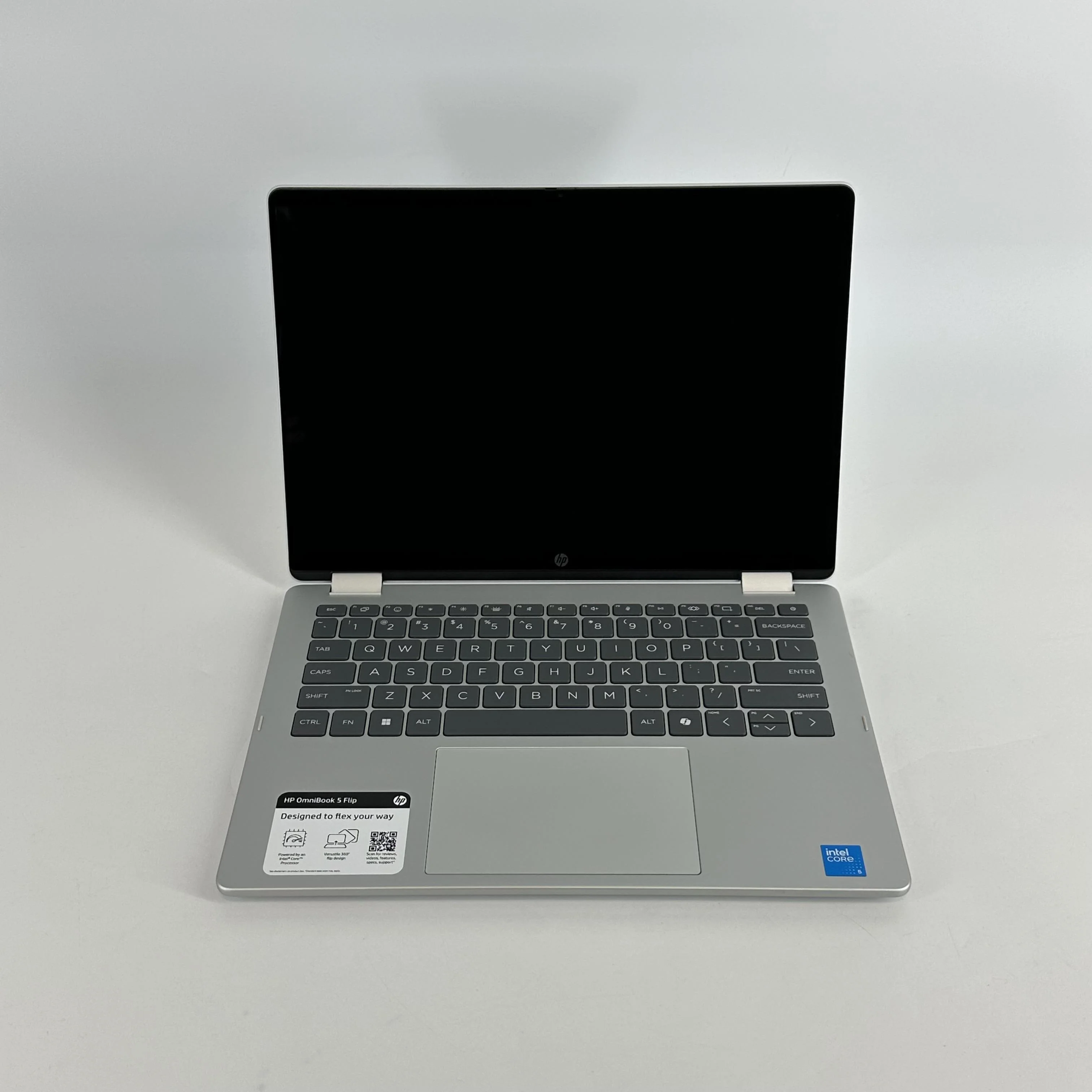 HP OmniBook 5 Flip 14 Glacier Silver 1.4 GHz Intel Core 5 8GB RAM 512GB Solid State Drive