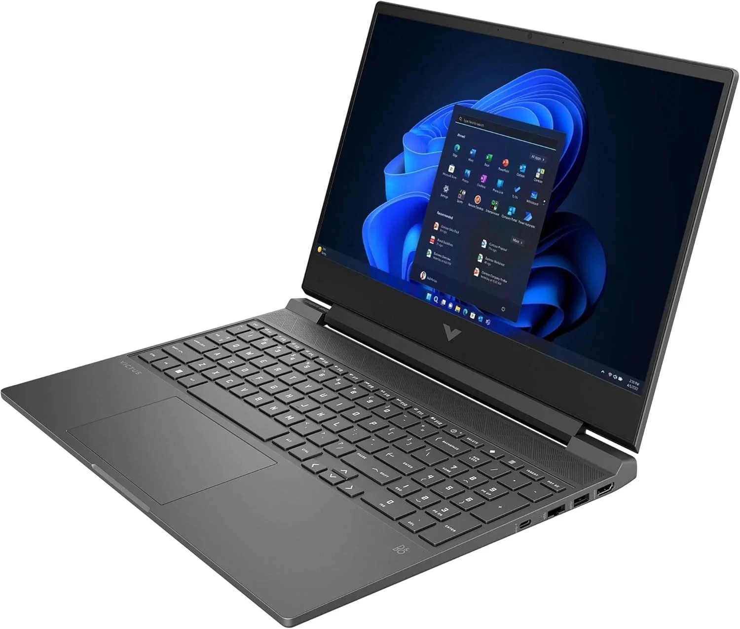 HP Victus 15.6 Black 2.1 GHz Intel Core i5 13th Gen. 16GB RAM 512GB Solid State Drive NVIDIA GeForce RTX 4050 6 GB