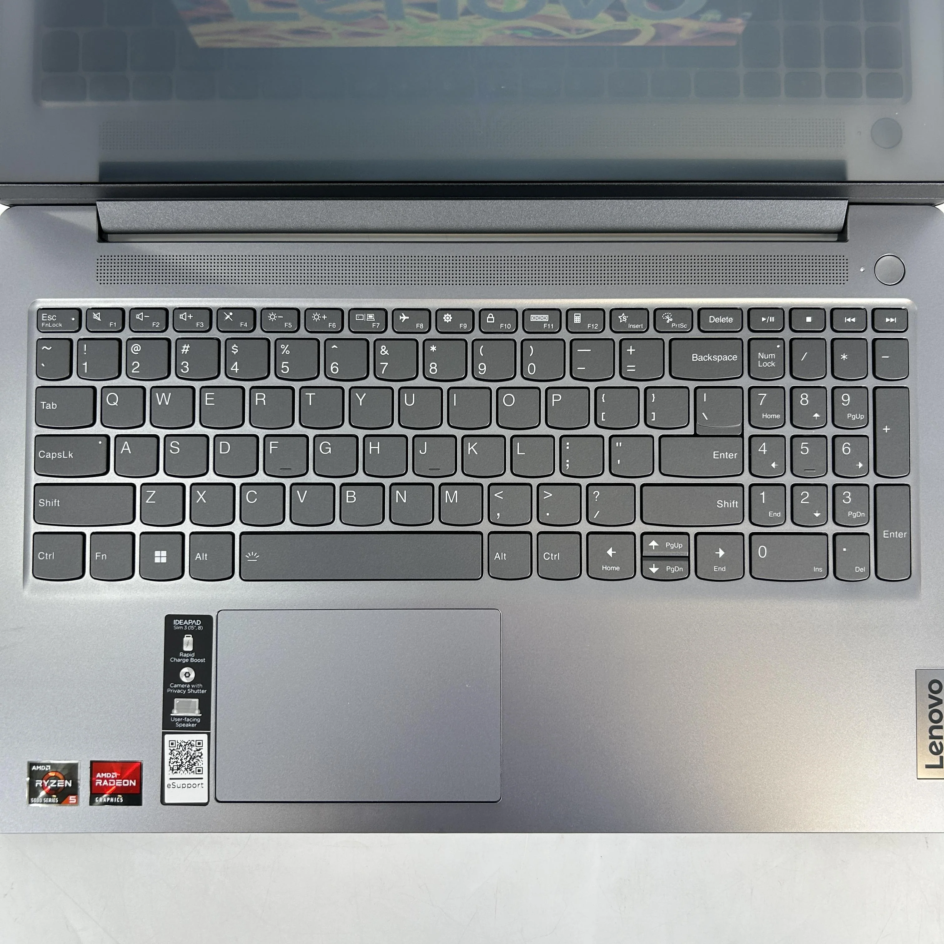 Lenovo IdeaPad 3 15.6 Gray 2.3 GHz AMD Ryzen 5 5625U 16GB RAM 1TB Solid State Drive - Image 2