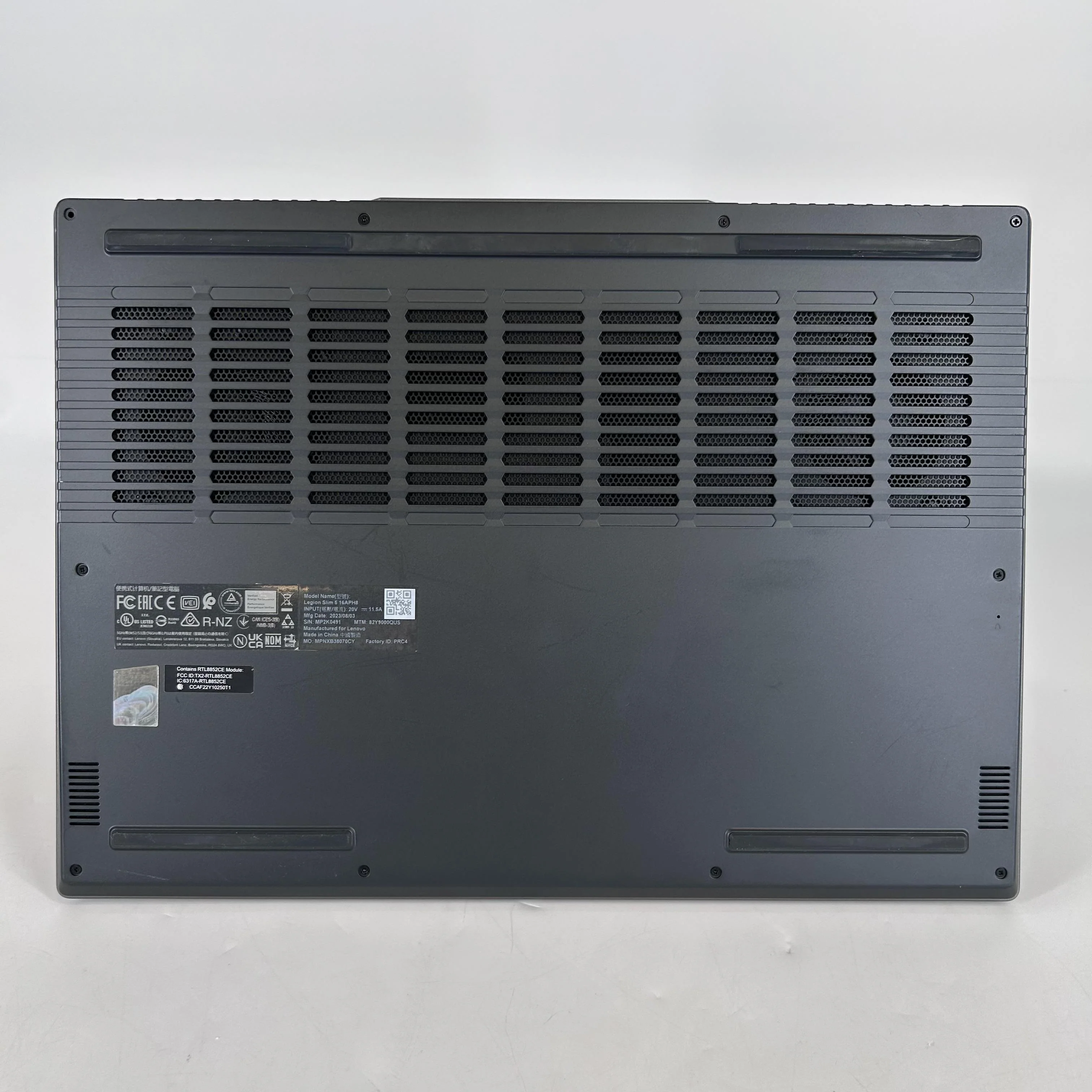 Lenovo Legion Slim 5 Gen 8 16 Gray 4.3 GHz AMD Ryzen 5 7640HS 16GB RAM 512GB Solid State Drive NVIDIA GeForce RTX 4060 8 GB - Image 5