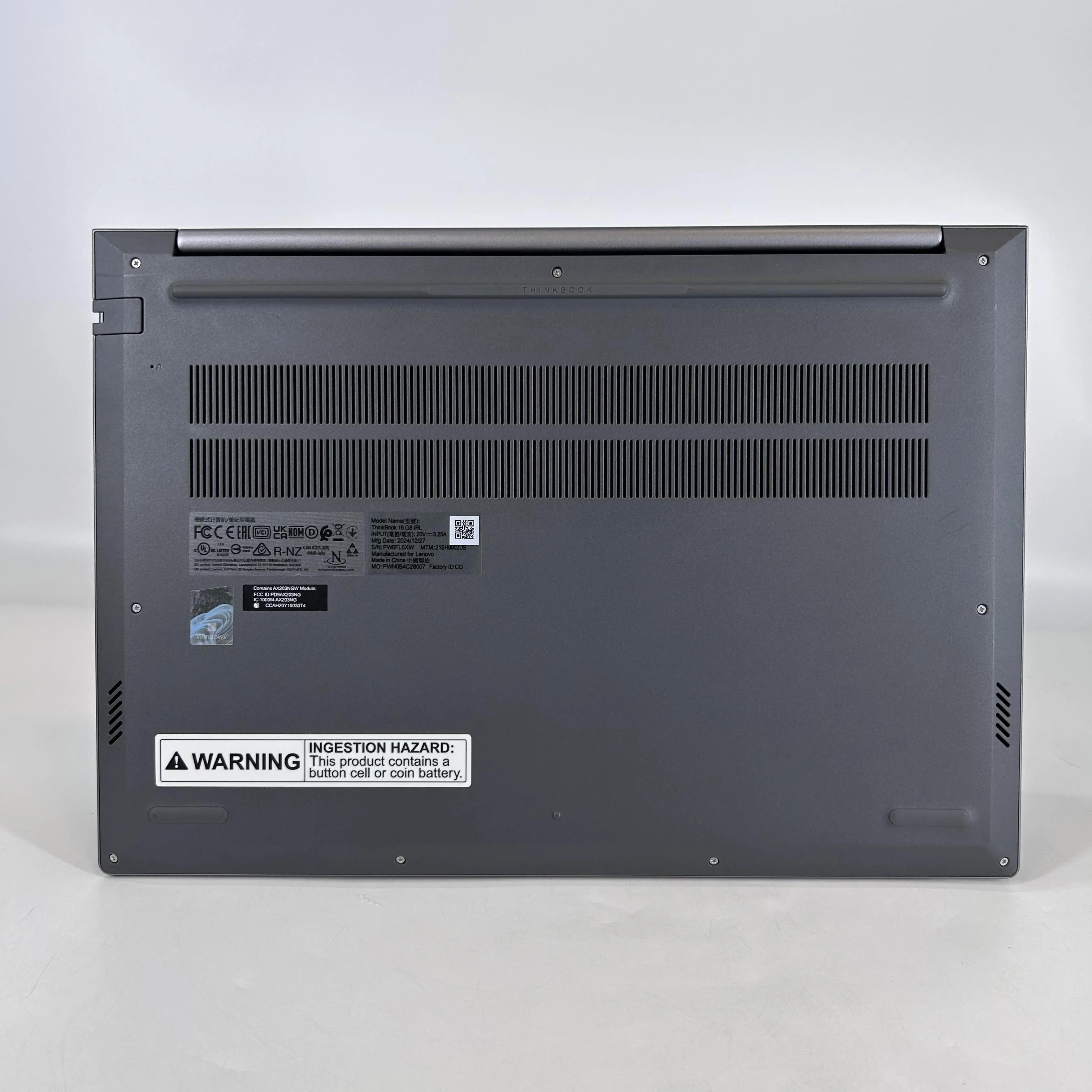 Lenovo ThinkBook 16 Gen 8 Gray 2.5 GHz Intel Core Ultra 7 Series 2 16GB RAM 512GB Solid State Drive - Image 5