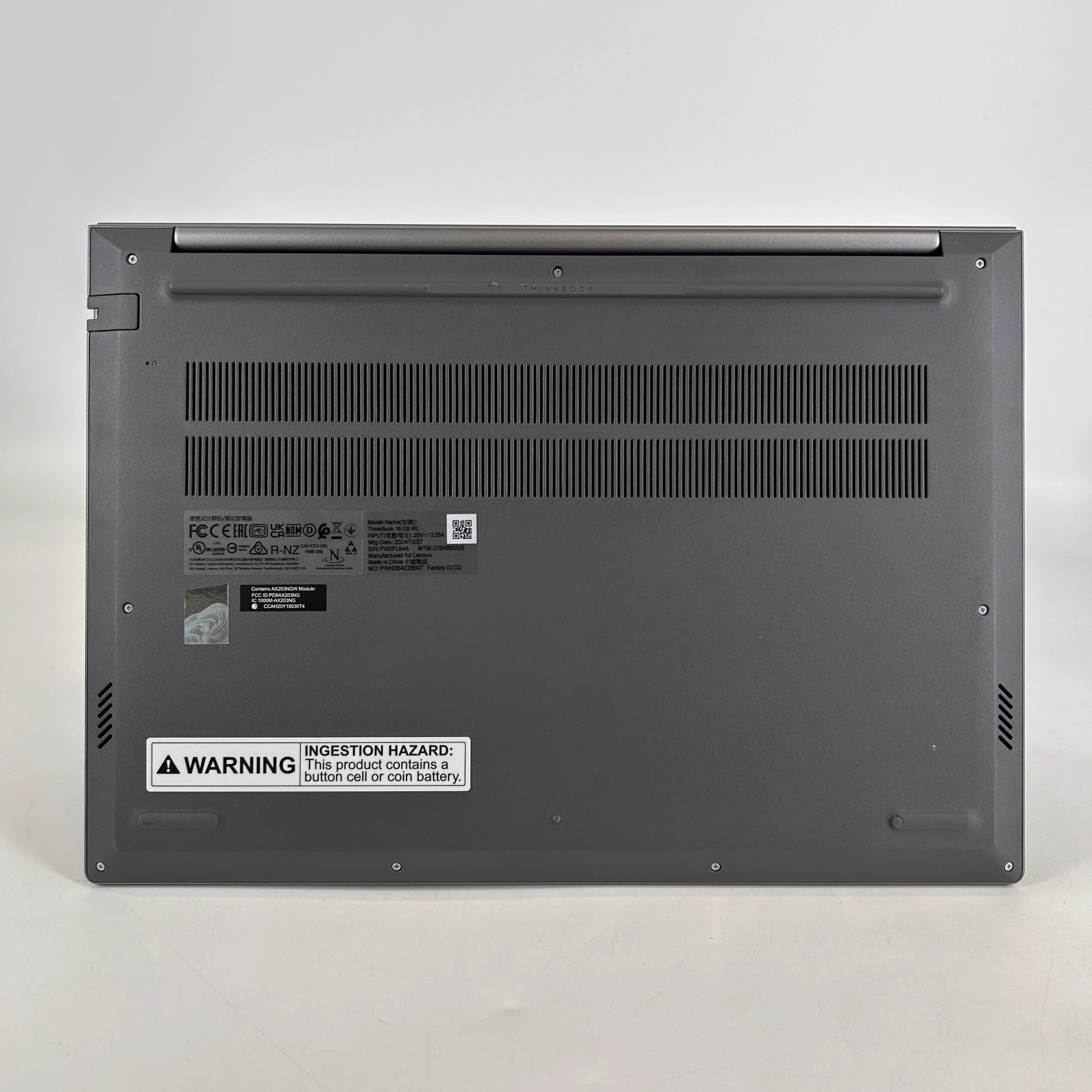 Lenovo ThinkBook 16 Gen 8 Gray 2.5 GHz Intel Core Ultra 7 Series 2 16GB RAM 512GB Solid State Drive - Image 5
