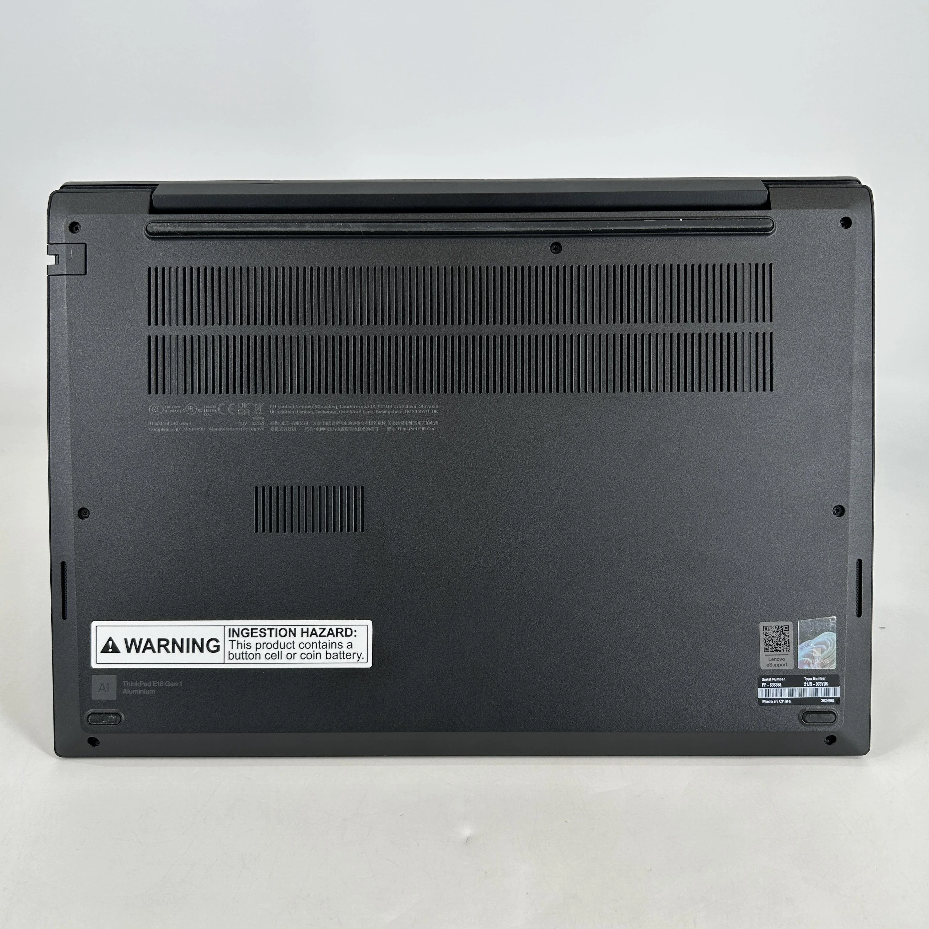 Lenovo ThinkPad E16 Gen 1 Black 1.3 GHz Intel Core i5 13th Gen. 16GB RAM 256GB Solid State Drive - Image 4