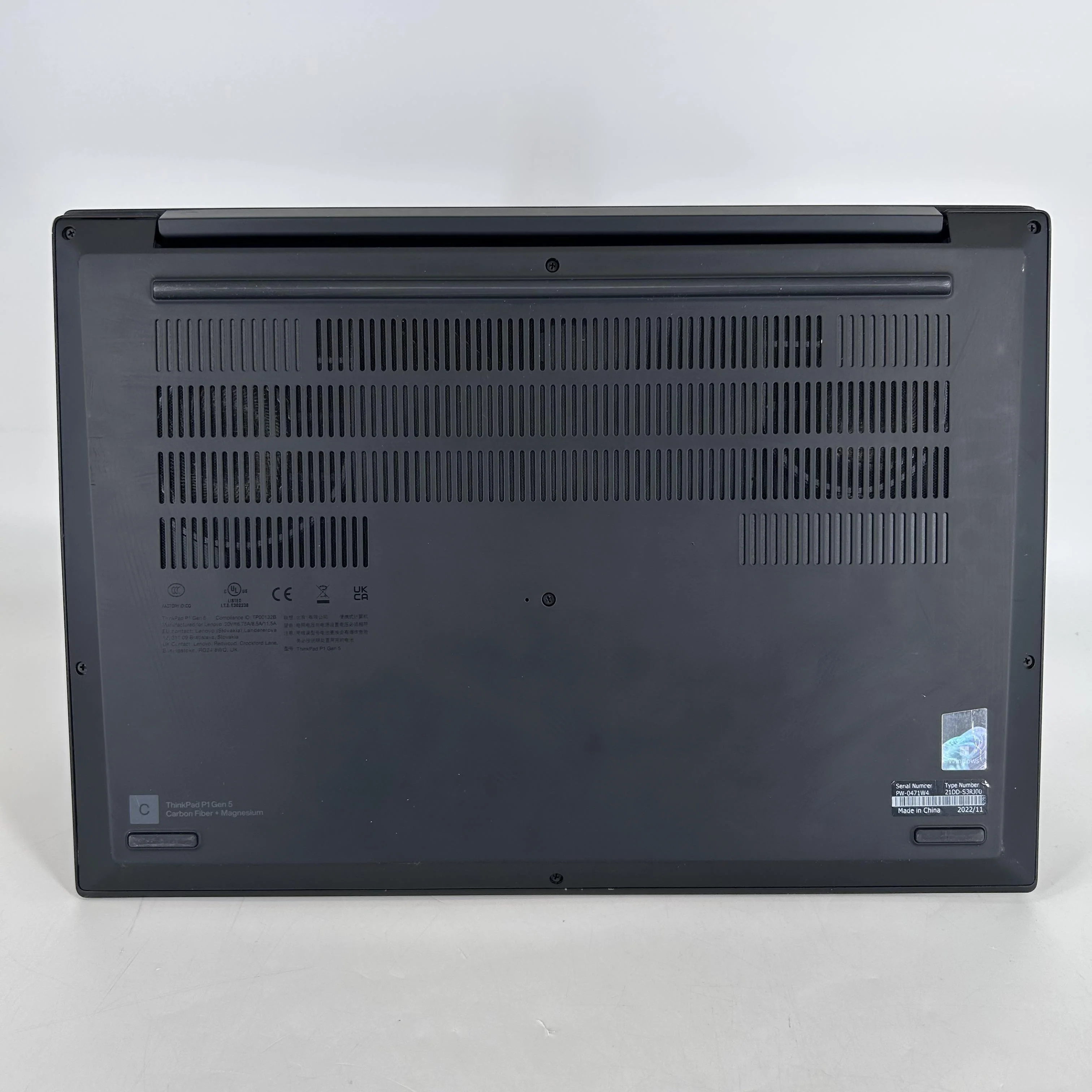 Lenovo ThinkPad P1 Gen 5 16 2022 Black 2.4 GHz Intel Core i7 12th Gen. 64GB RAM 1TB Solid State Drive NVIDIA RTX A3000 12 GB - Image 5