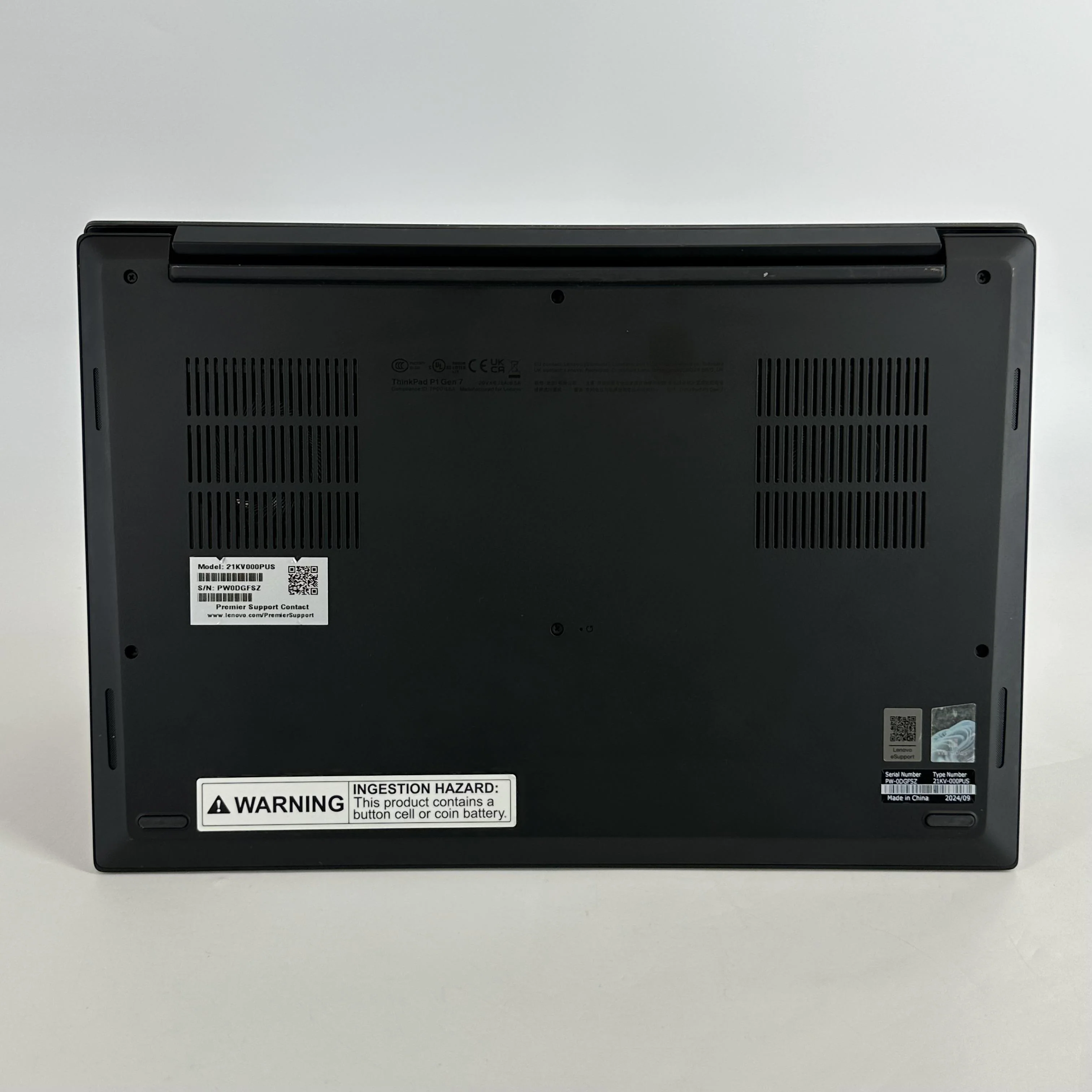 Lenovo ThinkPad P1 Gen 7 16 2024 Black 1.4 GHz Intel Core Ultra 7 32GB RAM 1TB Solid State Drive NVIDIA RTX 1000 Ada 6 GB - Image 19
