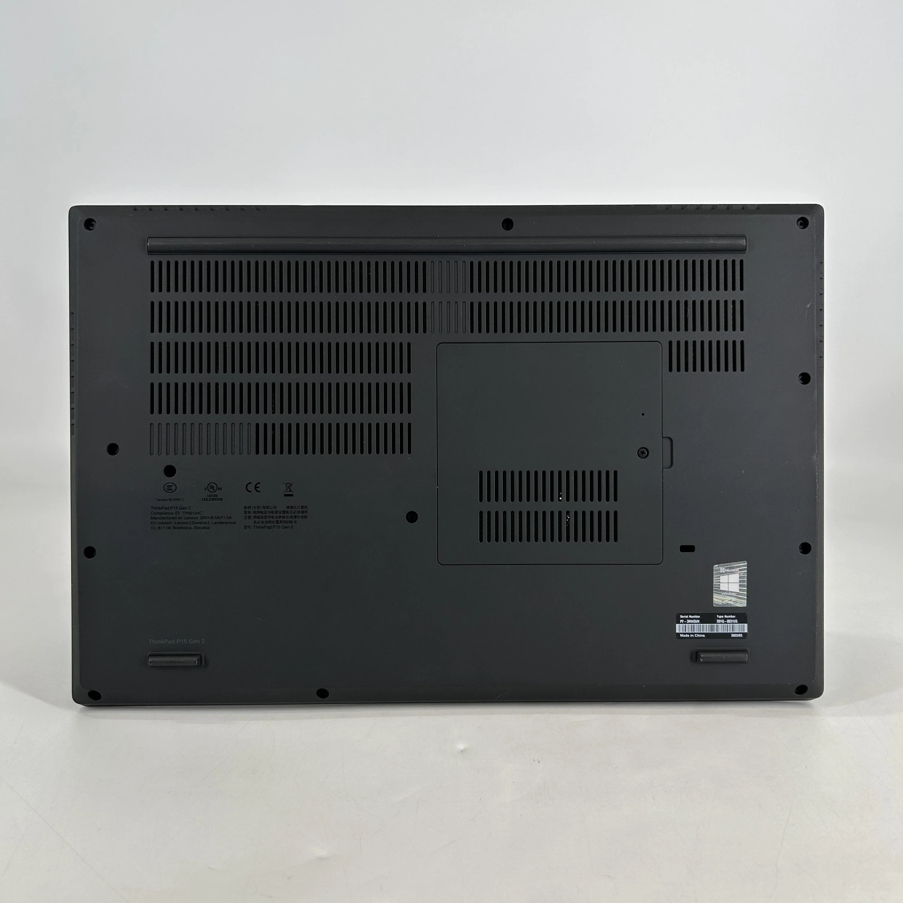 Lenovo ThinkPad P15 Gen 2 Black 2.3 GHz Intel Core i7 11th Gen. 16GB RAM 512GB Solid State Drive NVIDIA Quadro T1200 4 GB - Image 5
