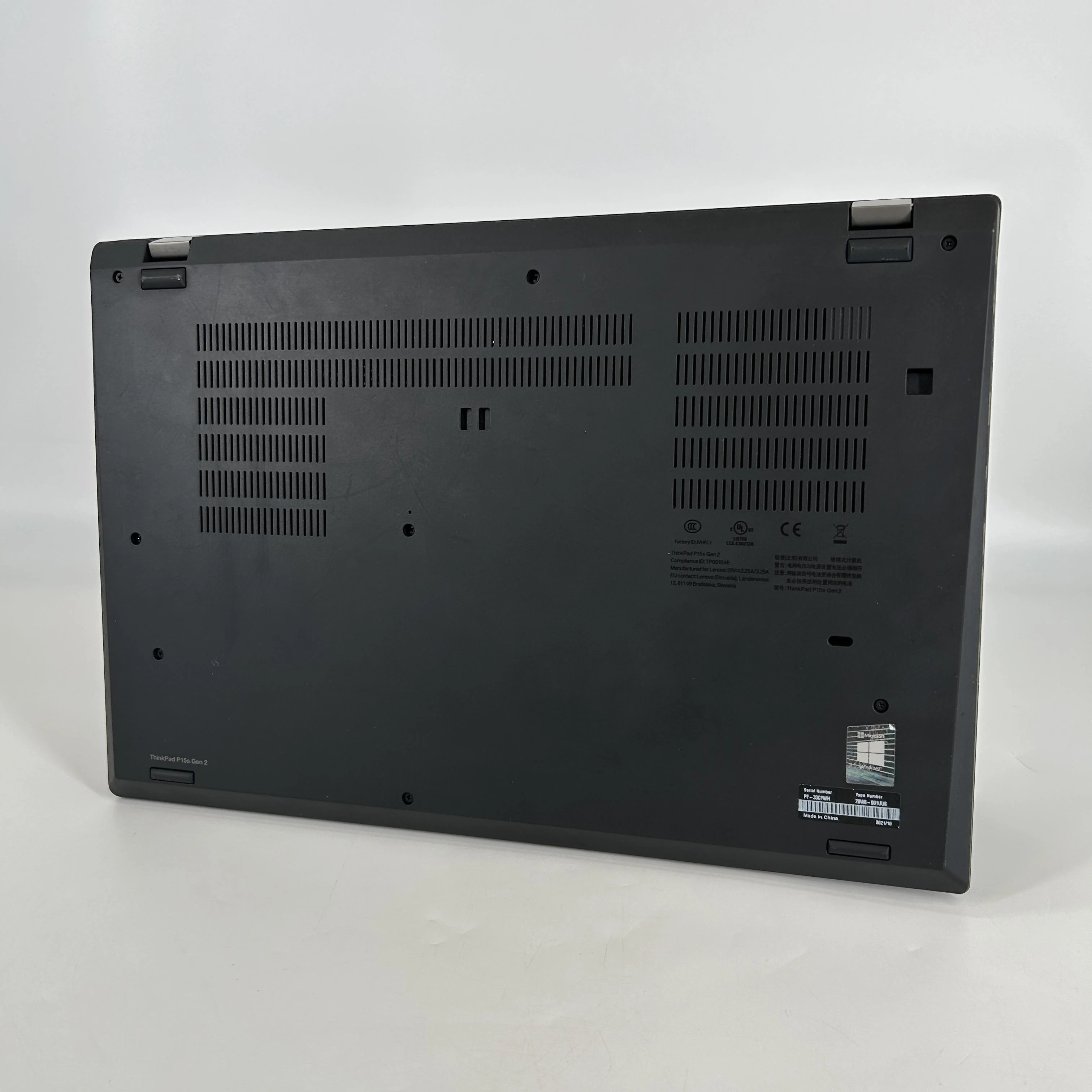 Lenovo ThinkPad P15s Gen 2 Black 2.8 GHz Intel Core i7 11th Gen. 32GB RAM 512GB Solid State Drive NVIDIA Quadro T500 4 GB - Image 10