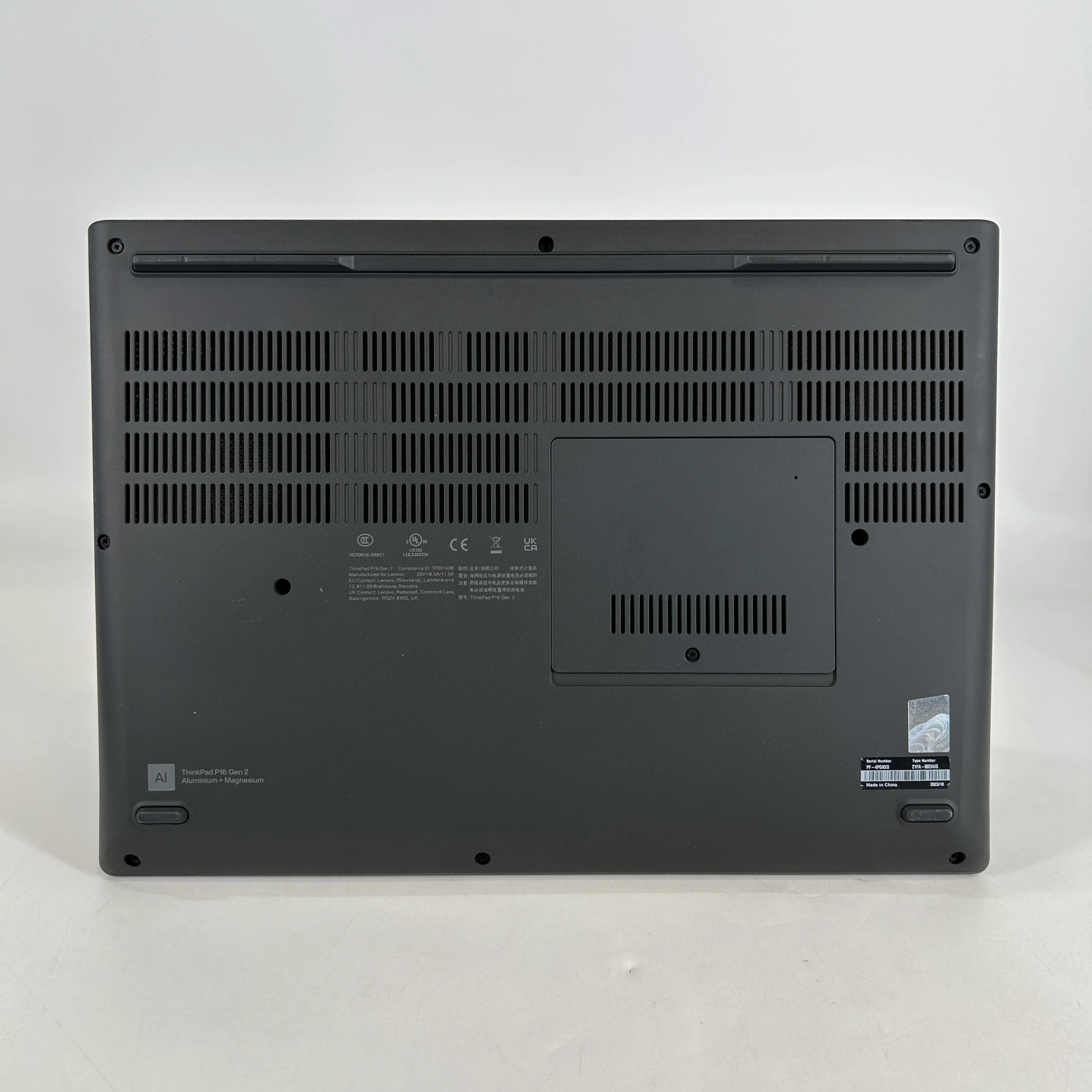 Lenovo ThinkPad P16 Gen 2 Gray 2.2 GHz Intel Core i9 13th Gen. 64GB RAM 1TB Solid State Drive NVIDIA RTX 4000 Ada 12 GB - Image 5