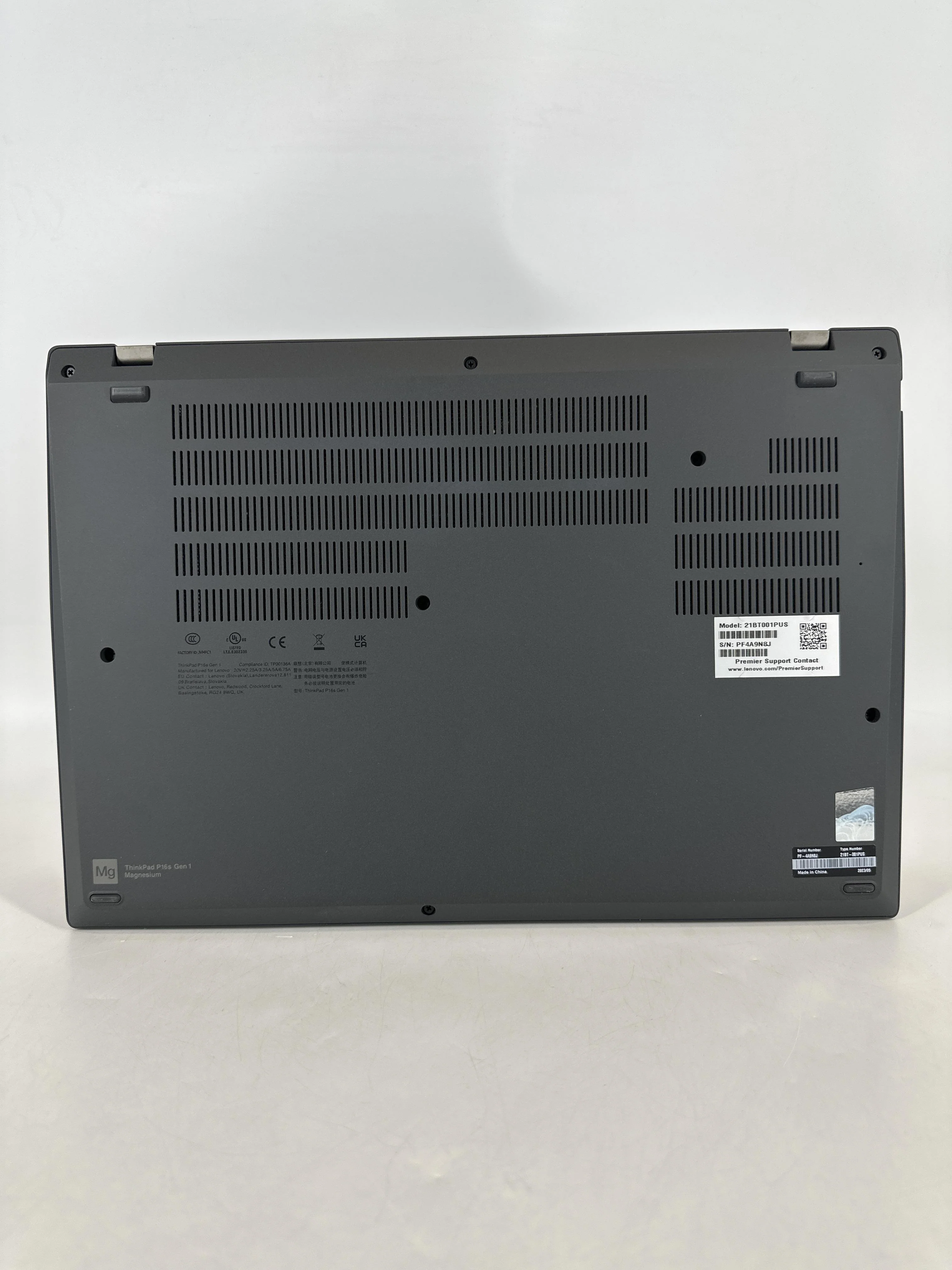 Lenovo ThinkPad P16s Gen 1 Black 2.1 GHz Intel Core i7 12th Gen. 16GB RAM 512GB Solid State Drive NVIDIA T550 4 GB - Image 6