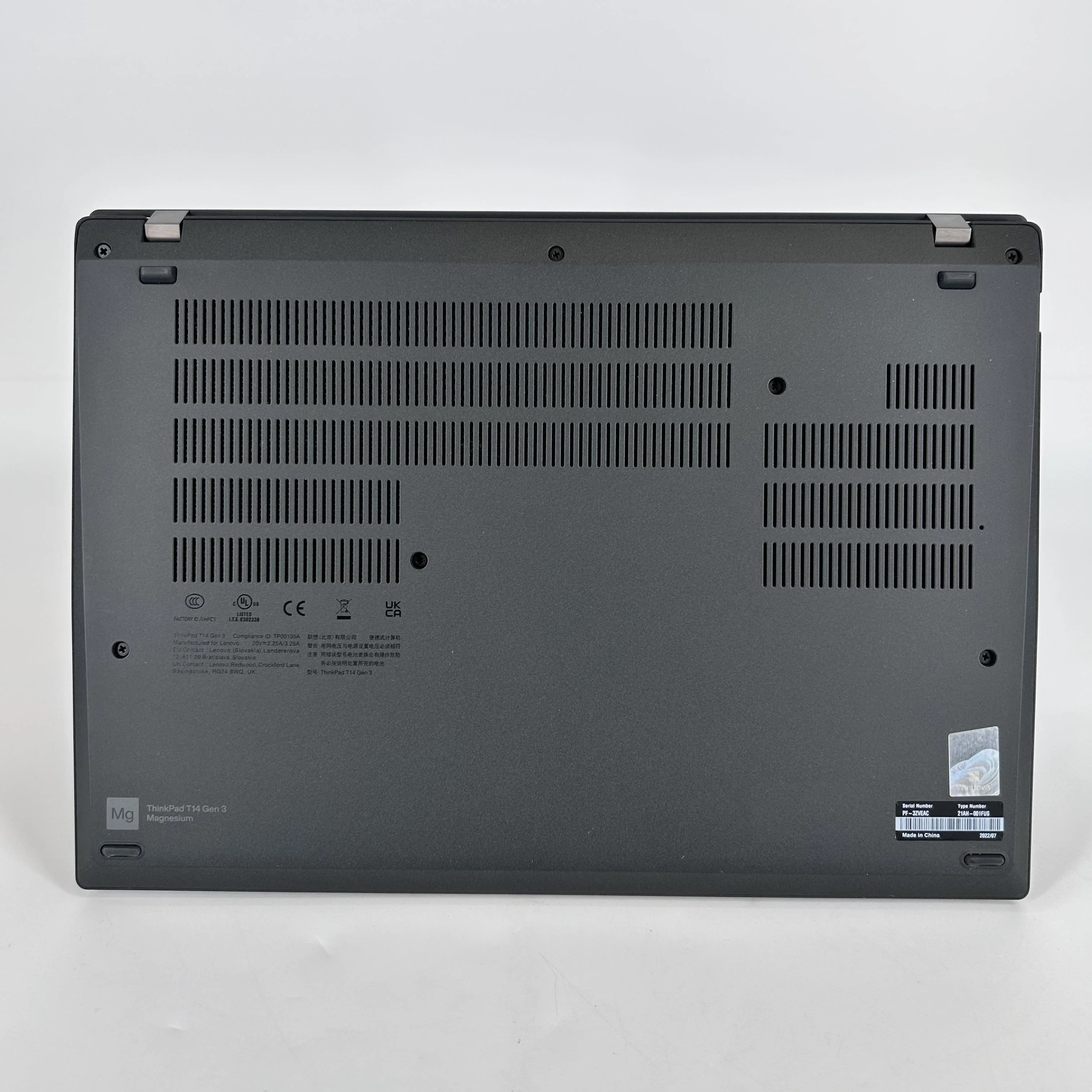 Lenovo ThinkPad T14 Gen 3 Black 1.7 GHz Intel Core i5 12th Gen. 16GB RAM 256GB Solid State Drive - Image 5