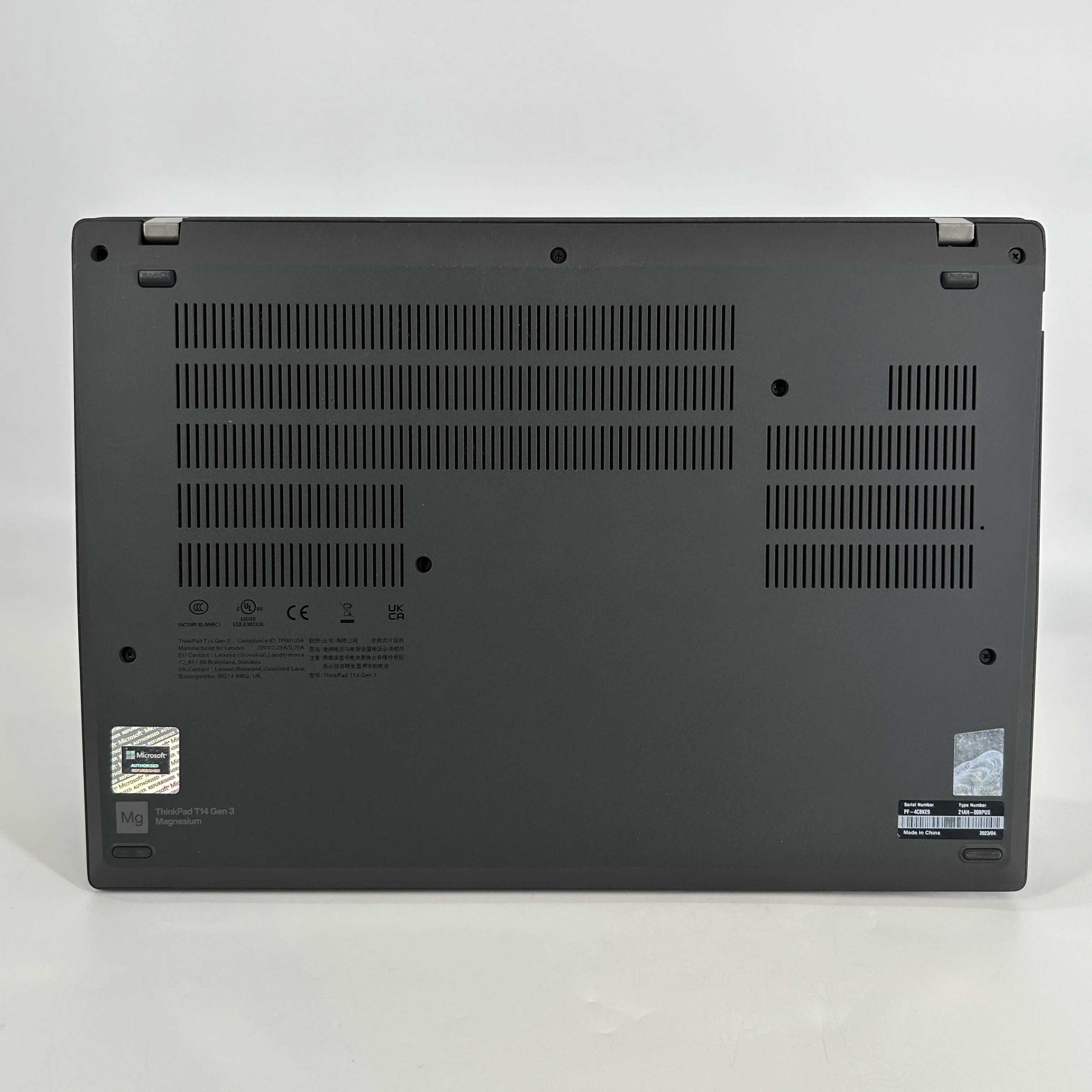 Lenovo ThinkPad T14 Gen 3 Gray 1.3 GHz Intel Core i5 12th Gen. 16GB RAM 256GB Solid State Drive - Image 5