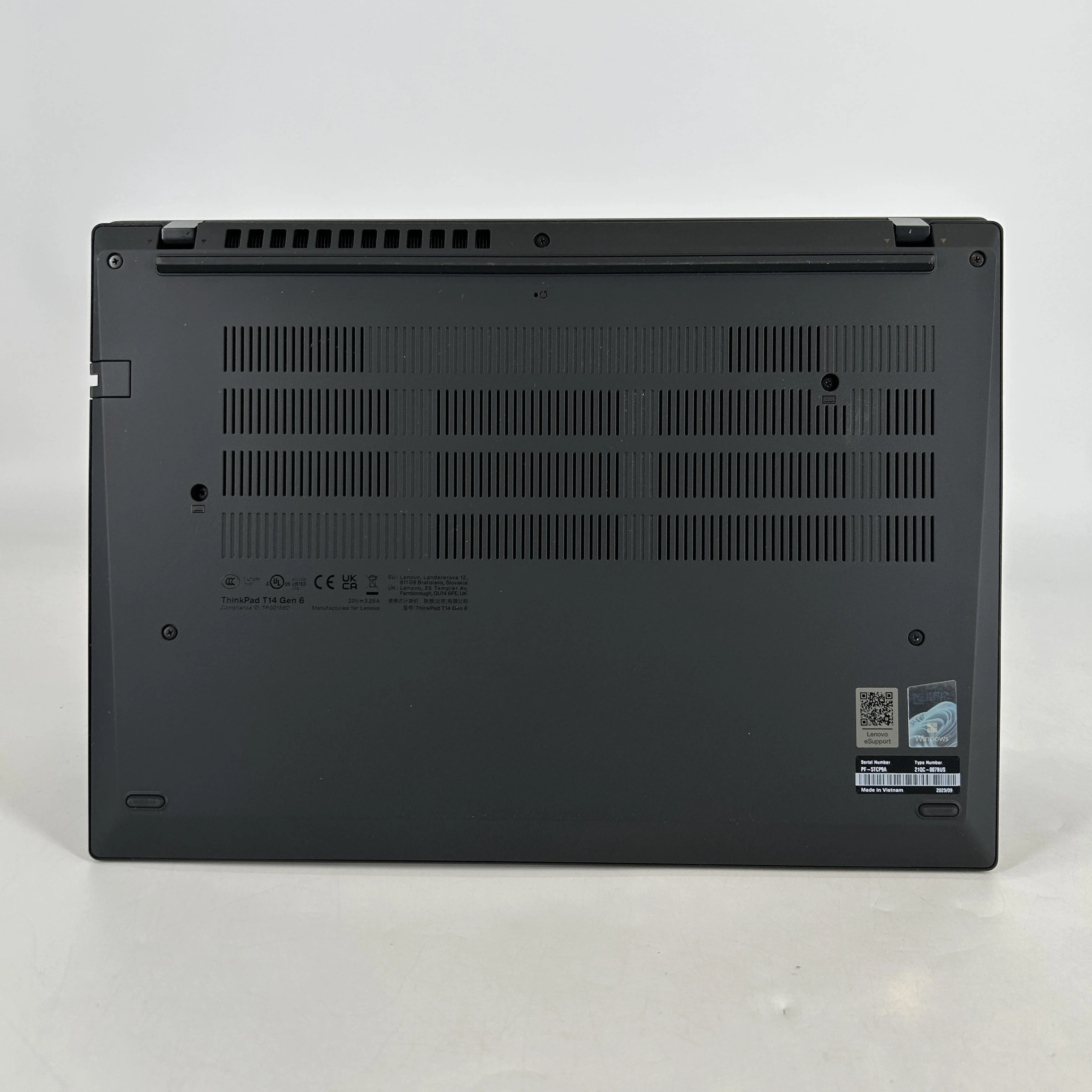 Lenovo ThinkPad T14 Gen 6 Black 1.5 GHz Intel Core Ultra 5 Series 2 16GB RAM 512GB Solid State Drive - Image 5