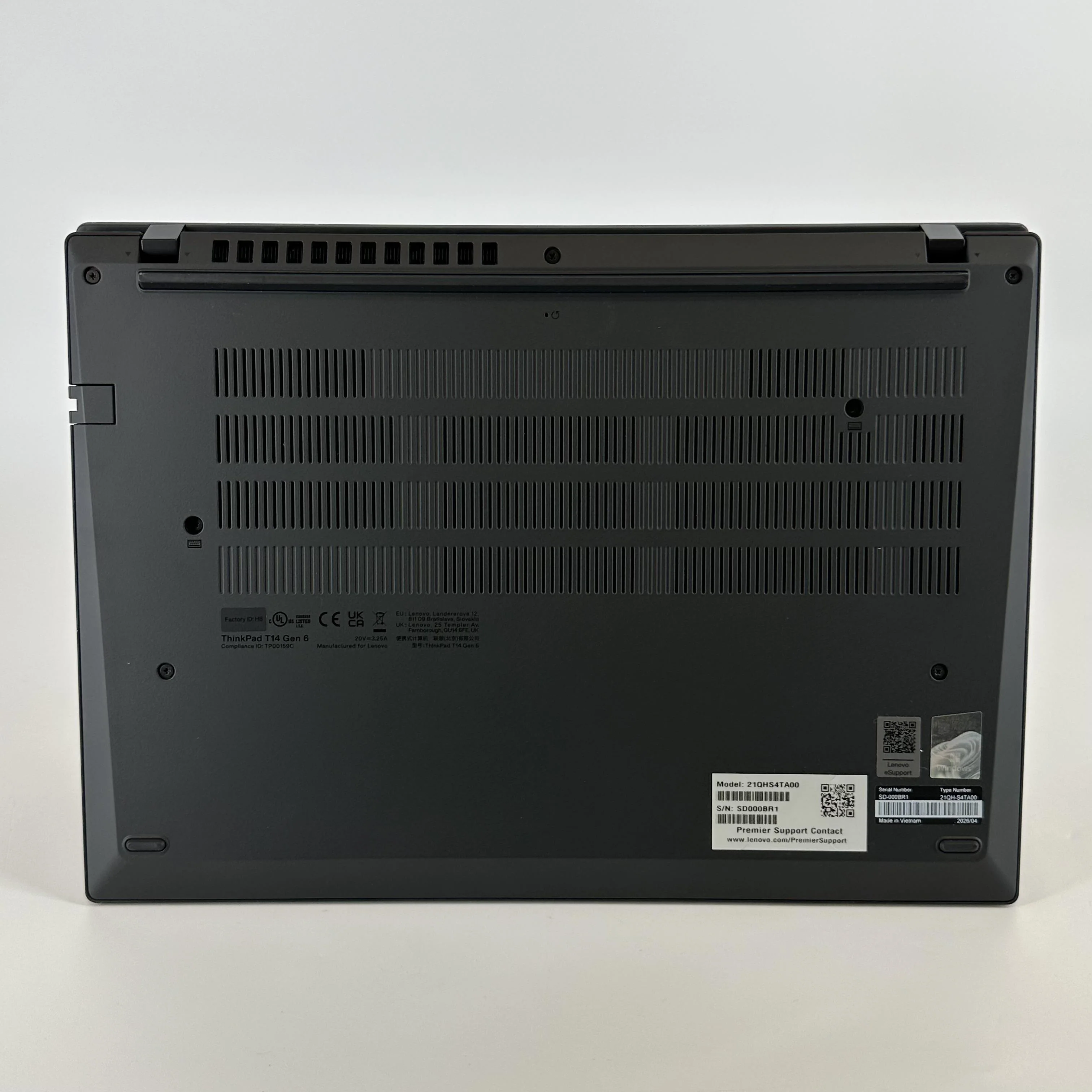 Lenovo ThinkPad T14 Gen 6 Black 2.2 GHz Intel Core Ultra 7 Series 2 32GB RAM 512GB Solid State Drive - Image 4