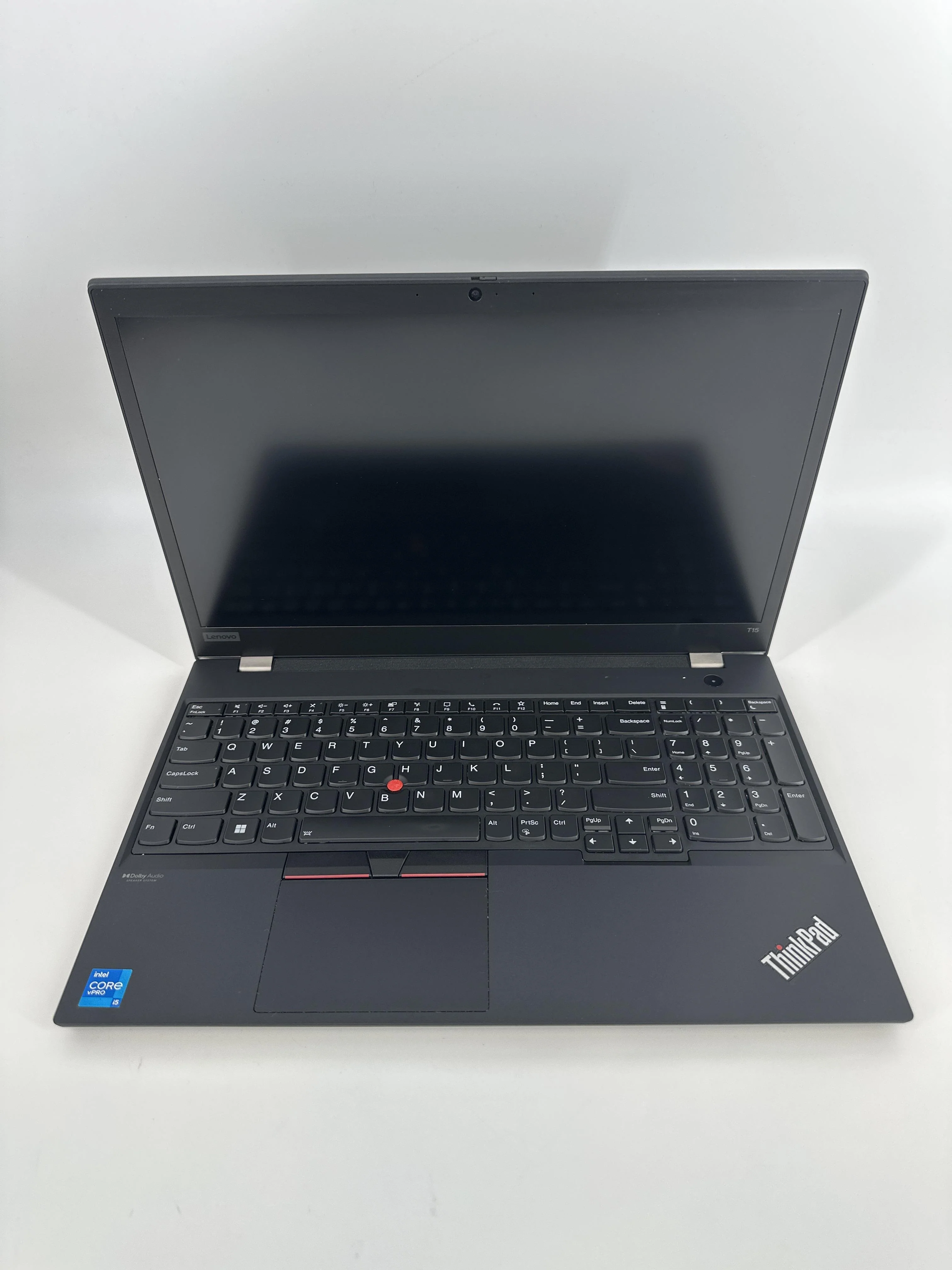 Lenovo ThinkPad T15 Gen 2 Black 2.6 GHz Intel Core i5 11th Gen. 16GB RAM 512GB Solid State Drive