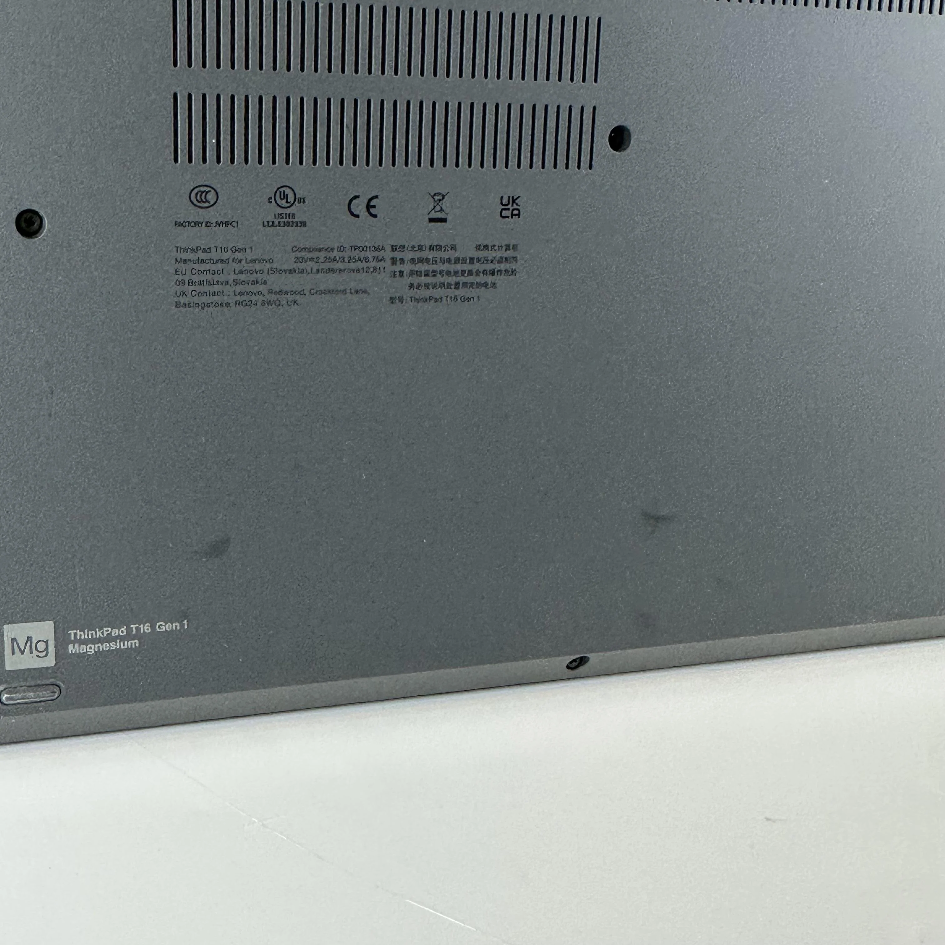 Lenovo ThinkPad T16 Gen 1 Gray 2.1 GHz Intel Core i7 12th Gen. 16GB RAM 512GB Solid State Drive - Image 5