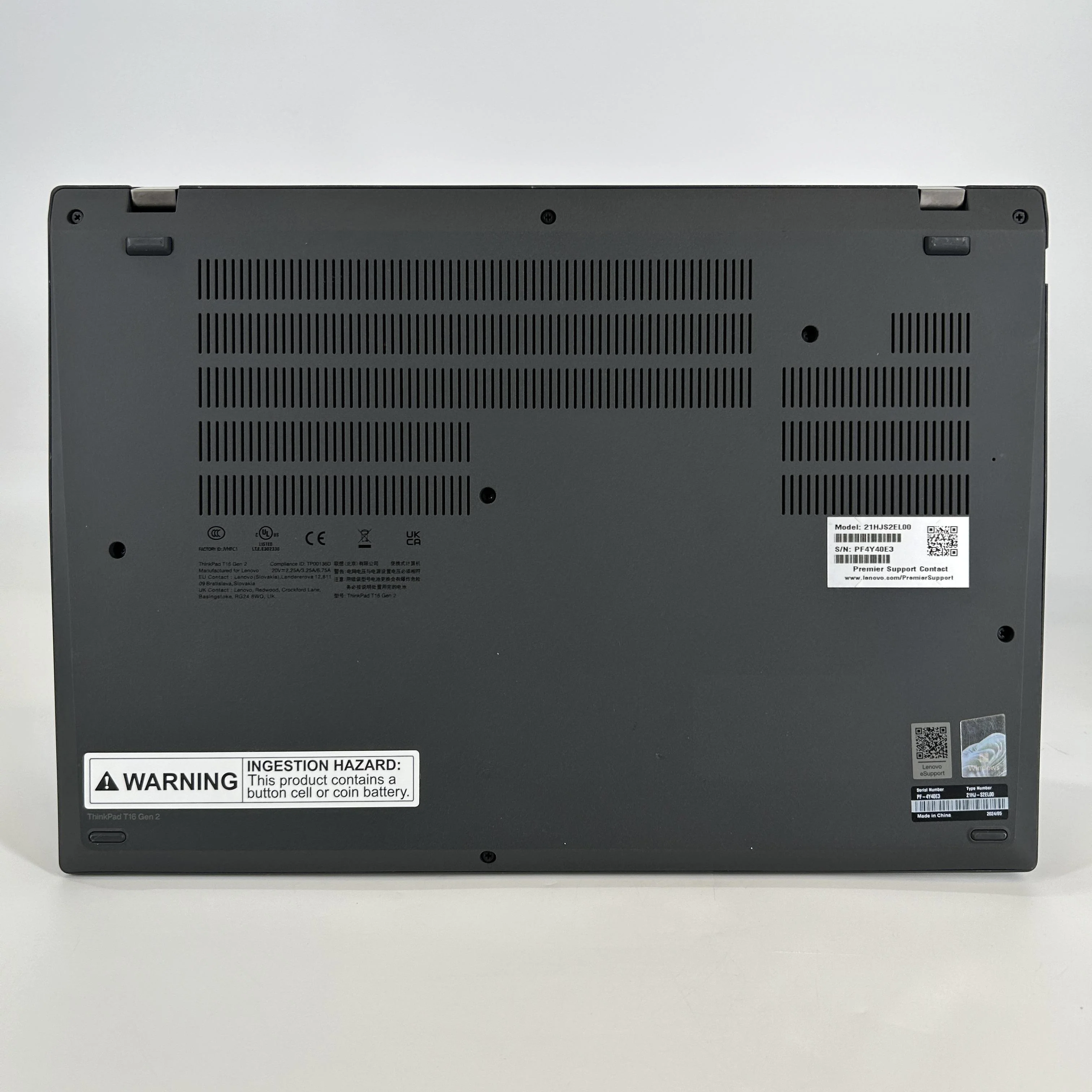 Lenovo ThinkPad T16 Gen 2 Black 1.6 GHz Intel Core i5 13th Gen. 16GB RAM 256GB Solid State Drive - Image 5