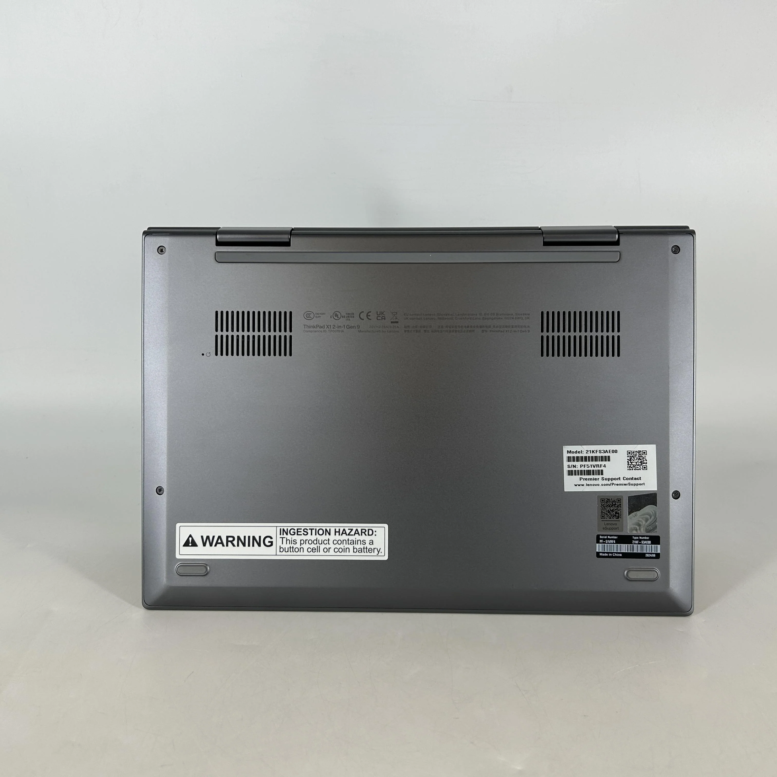 Lenovo ThinkPad X1 2-in-1 Gen 9 14 Gray 1.7 GHz Intel Core Ultra 7 32GB RAM 1TB Solid State Drive - Image 6