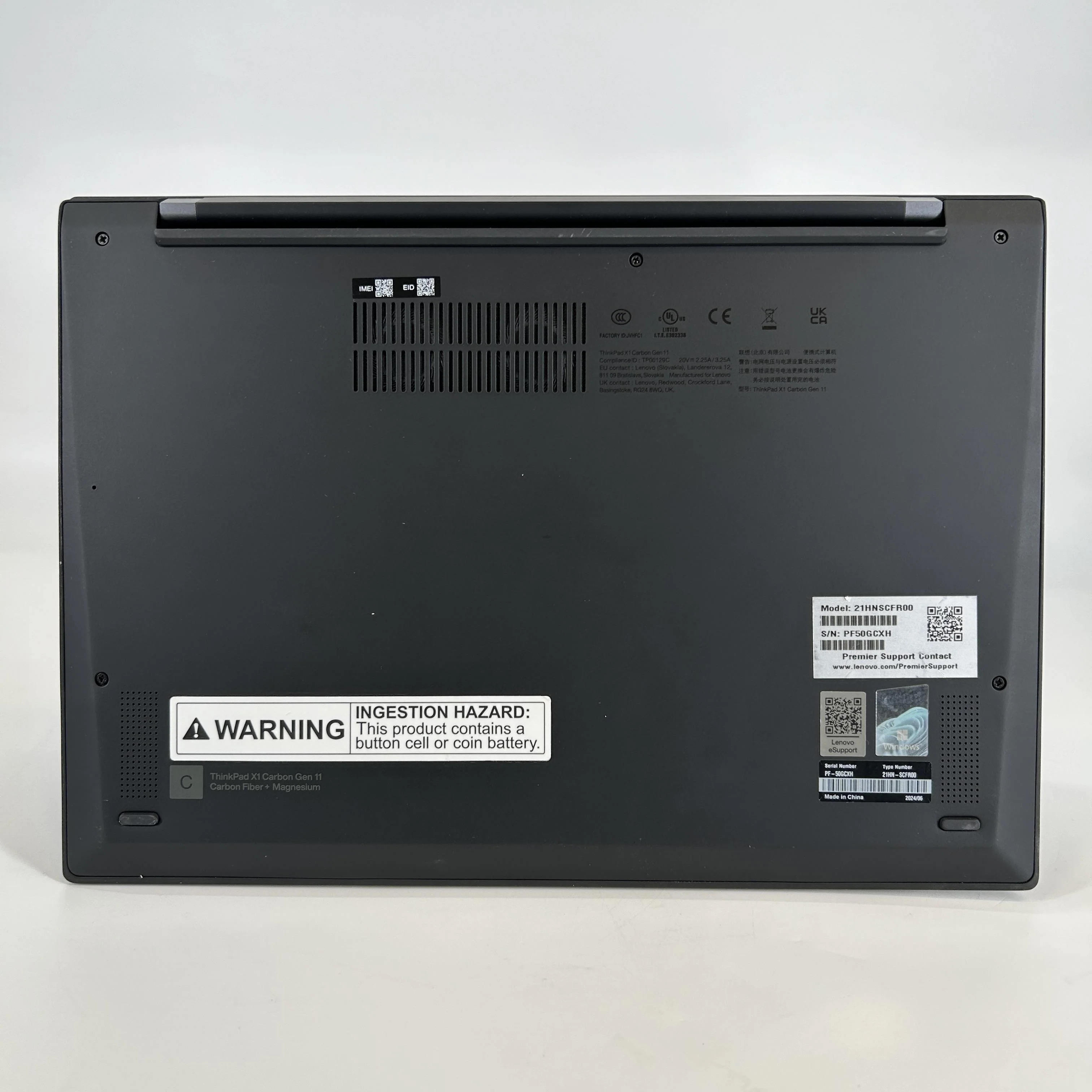 Lenovo ThinkPad X1 Carbon Gen 11 14 Black 1.9 GHz Intel Core i7 13th Gen. 32GB RAM 1TB Solid State Drive - Image 6