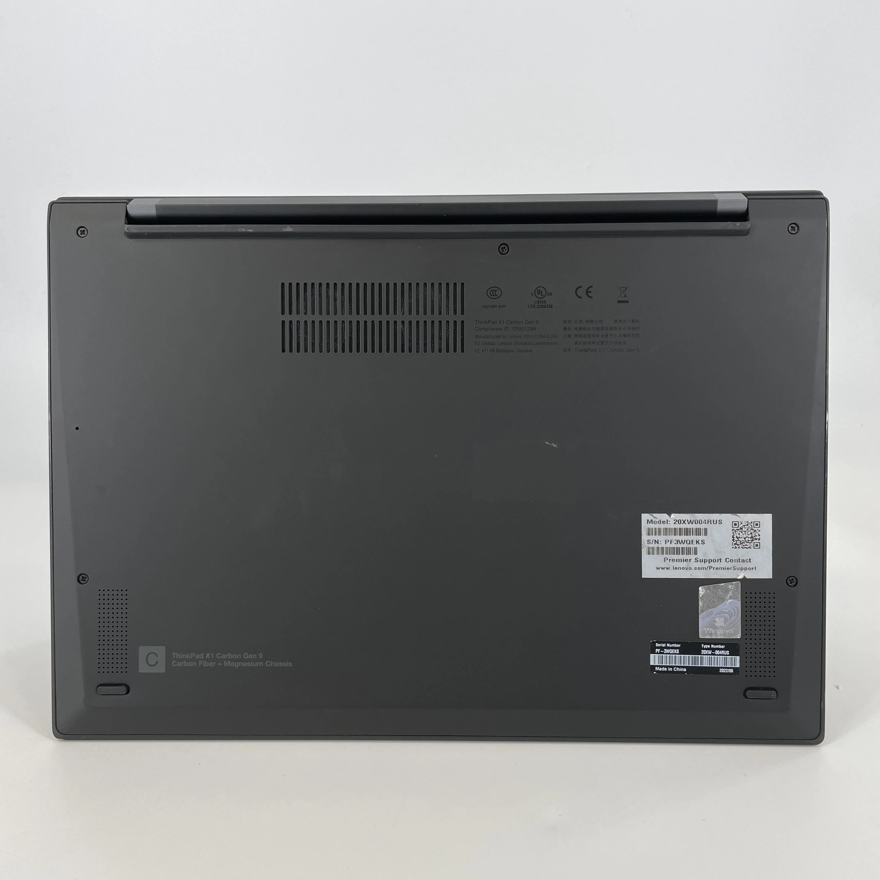 Lenovo ThinkPad X1 Carbon Gen 9 14 Black 3.0 GHz Intel Core i7 11th Gen. 16GB RAM 512GB Solid State Drive - Image 10