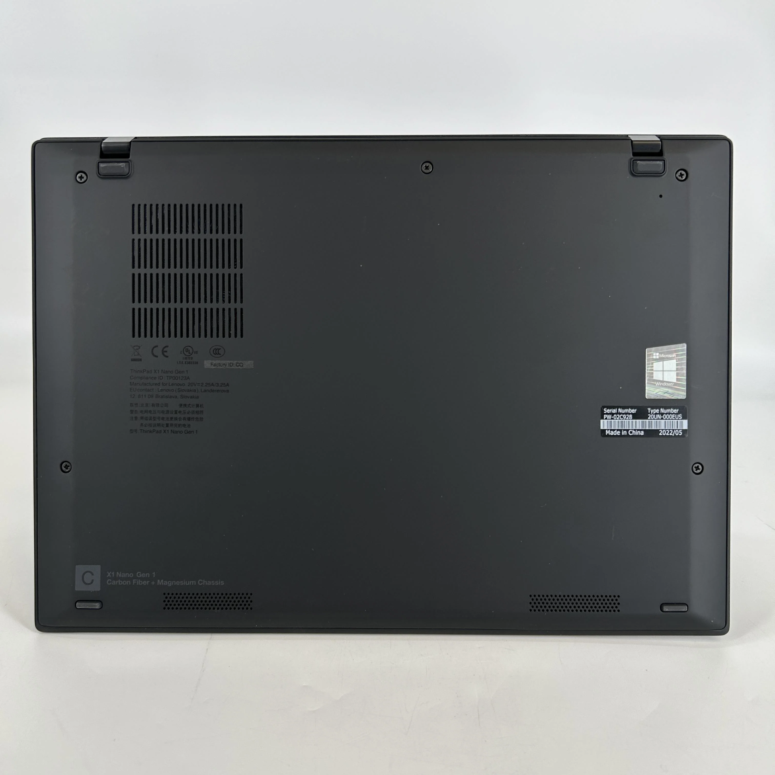 Lenovo ThinkPad X1 Nano Gen 1 13 Black 1.2 GHz Intel Core i7 11th Gen. 16GB RAM 512GB Solid State Drive - Image 5