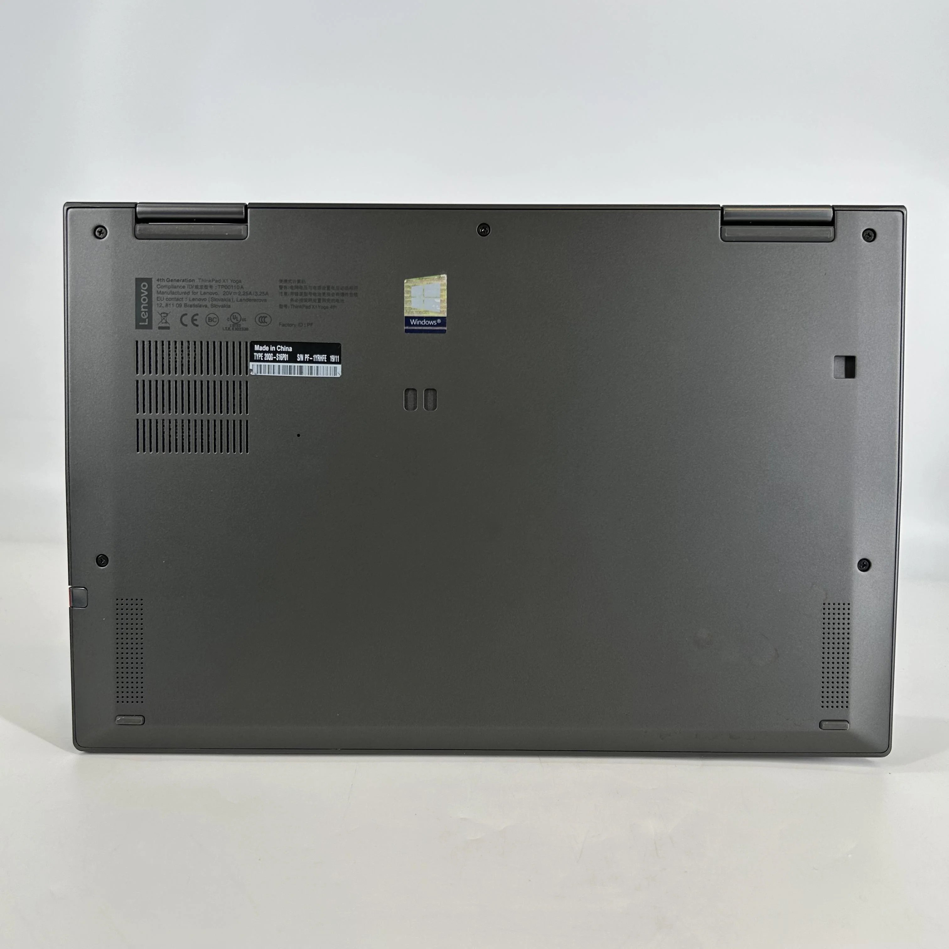 Lenovo ThinkPad X1 Yoga Gen 4 14 Gray 1.9 GHz Intel Core i7 8th Gen. 16GB RAM 256GB Solid State Drive - Image 5