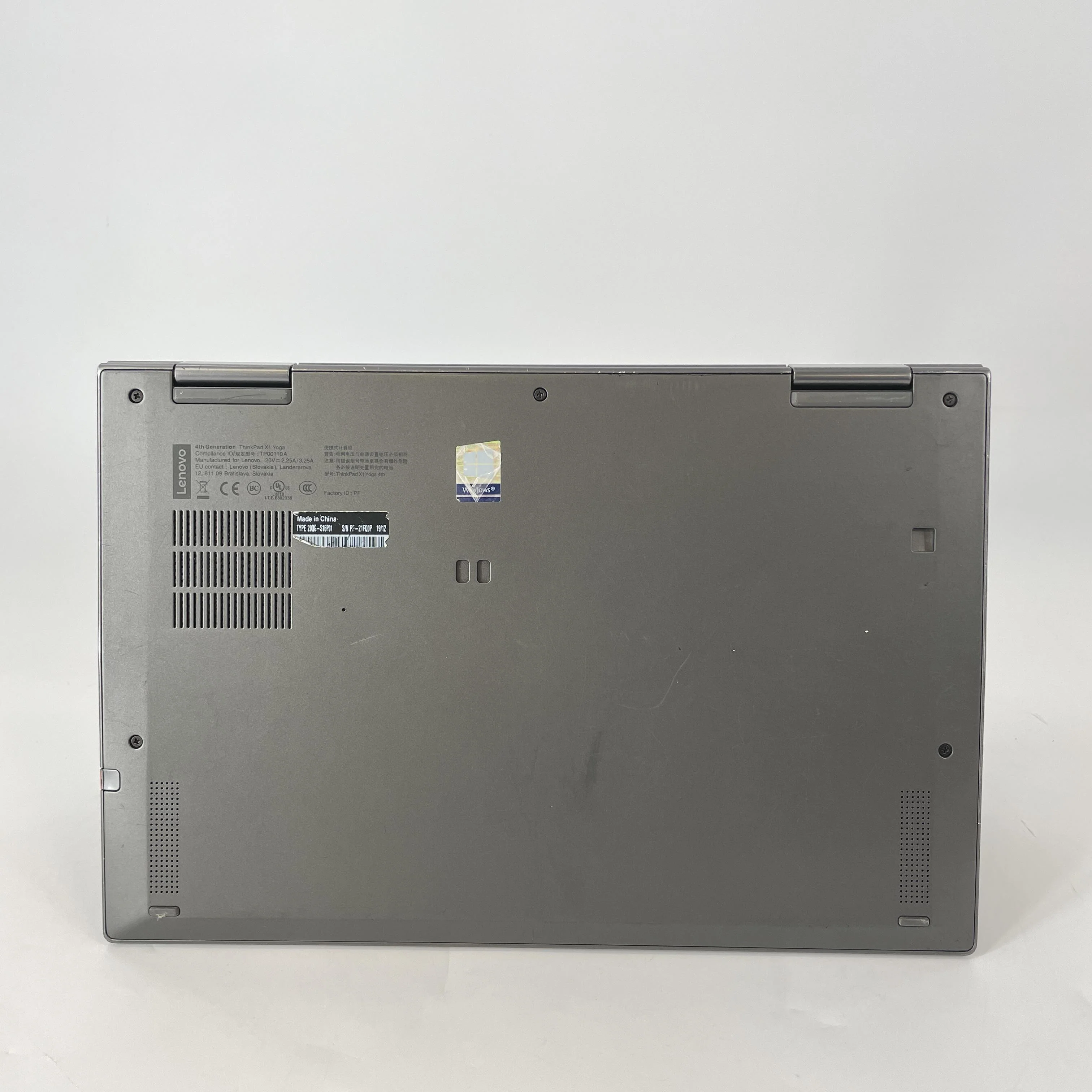 Lenovo ThinkPad X1 Yoga Gen 4 14 Gray 1.9 GHz Intel Core i7 8th Gen. 16GB RAM 256GB Solid State Drive - Image 10