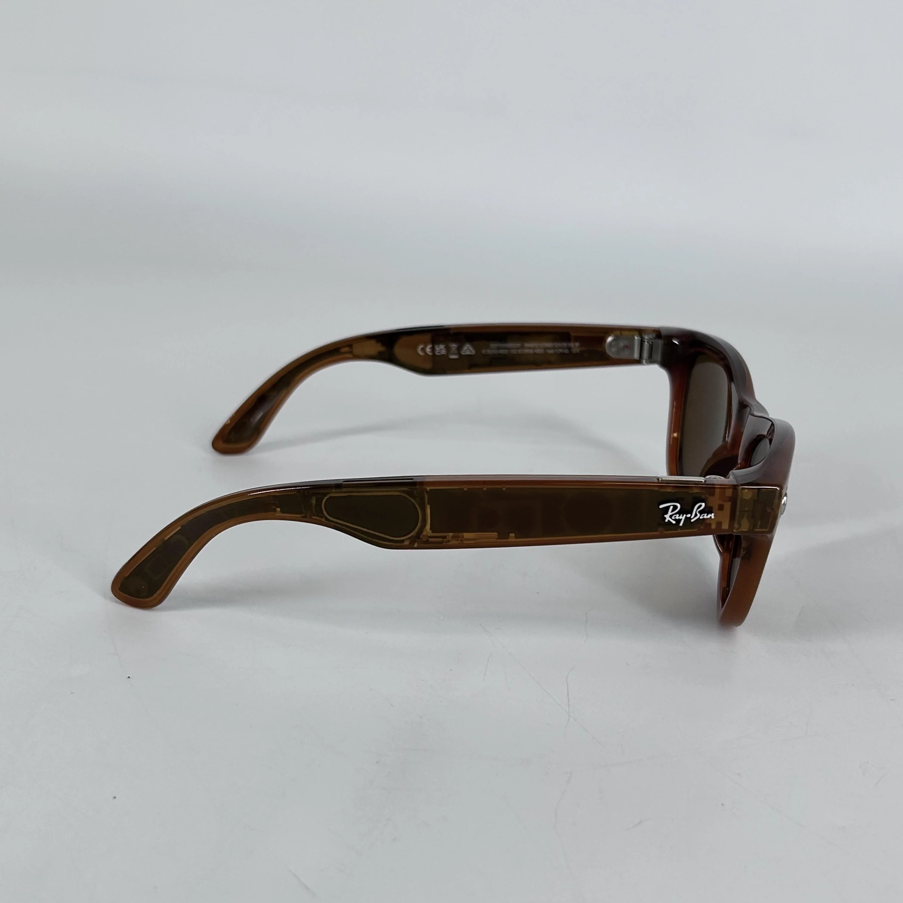 Meta Ray-Ban Meta Skyler (Gen 1) Shiny Caramel Transparent 32GB - Image 3