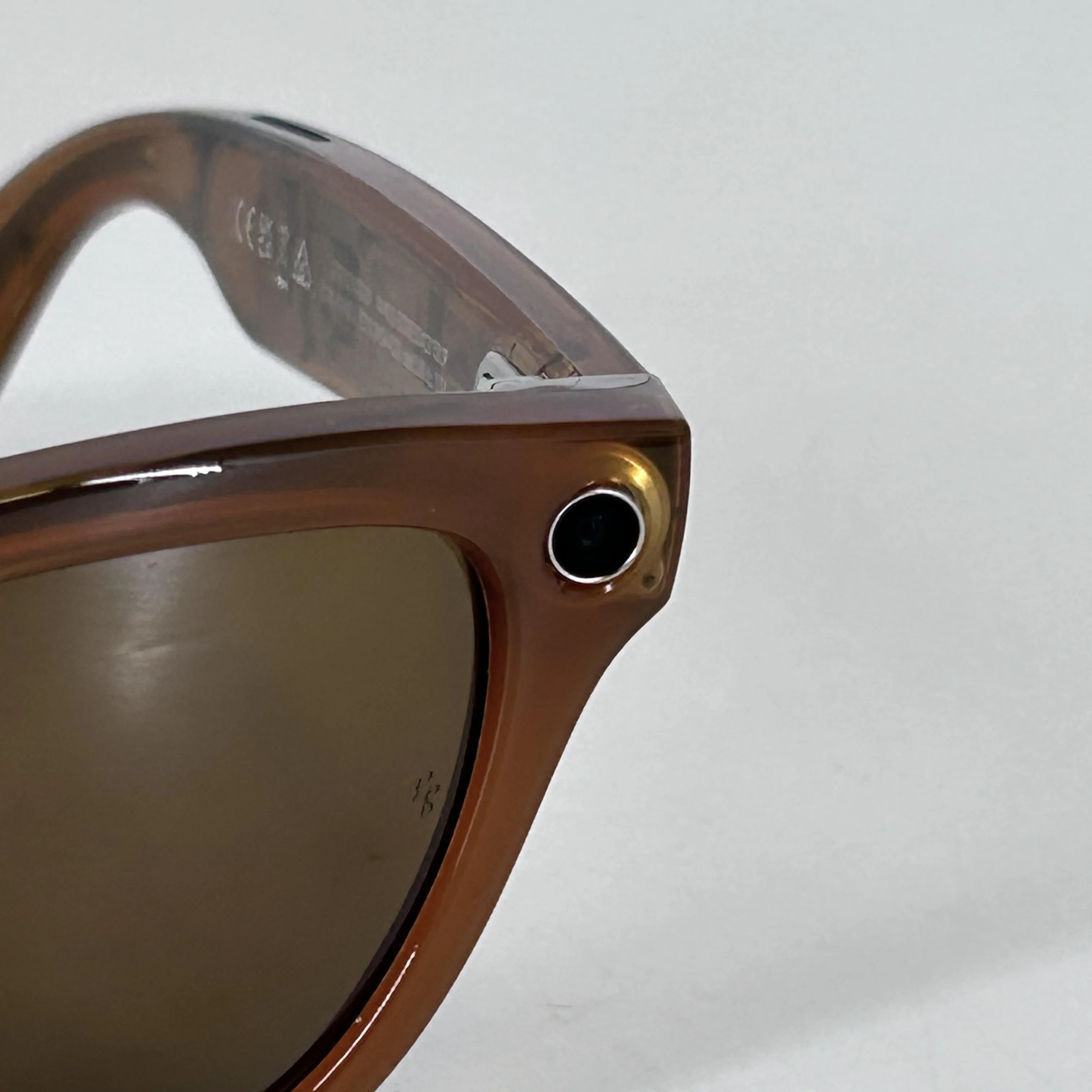 Meta Ray-Ban Meta Skyler (Gen 1) Shiny Caramel Transparent 32GB - Image 9