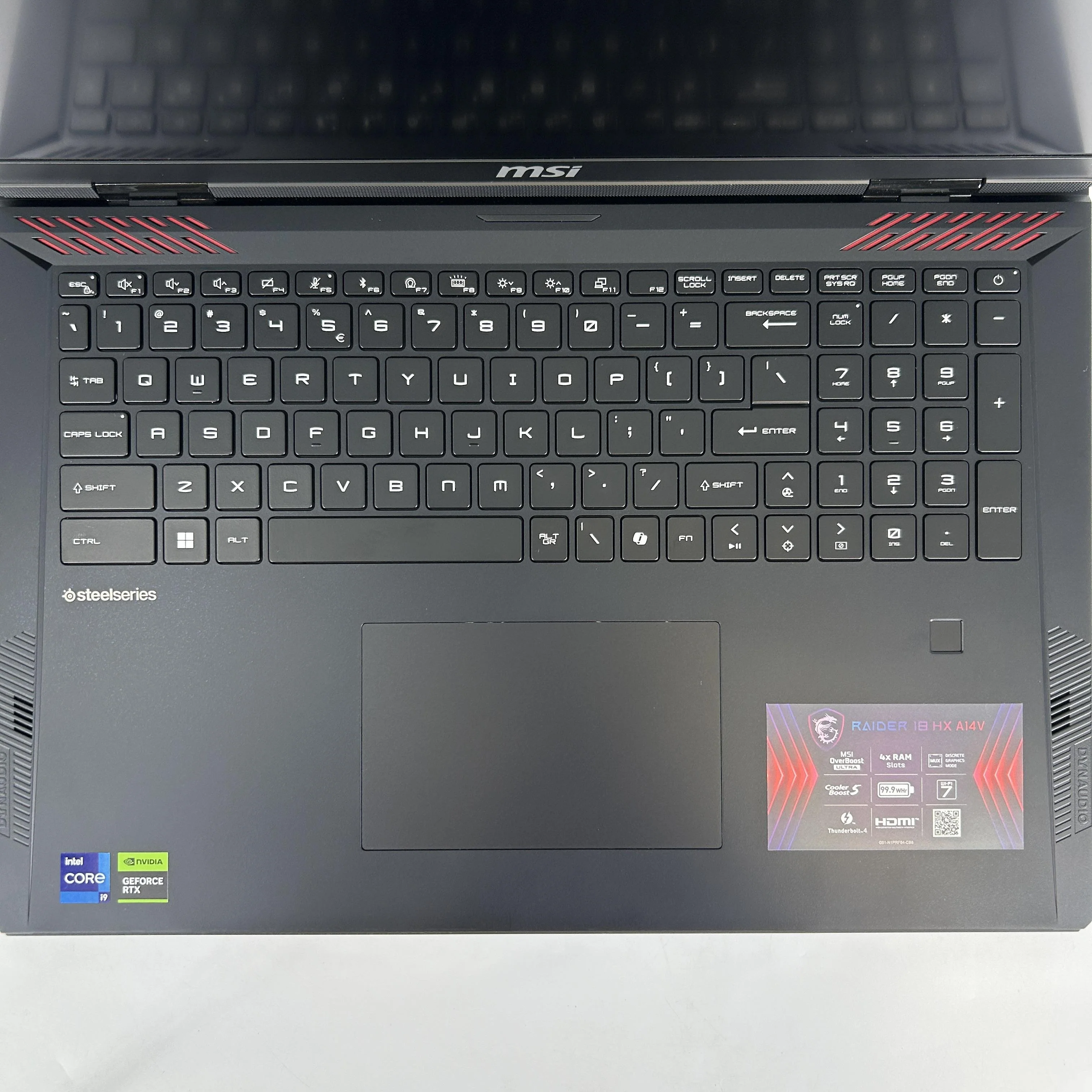 MSI Raider 18 HX 18 Black 2.2 GHz Intel Core i9 14th Gen. 32GB RAM 1TB Solid State Drive NVIDIA GeForce RTX 4070 8 GB - Image 2