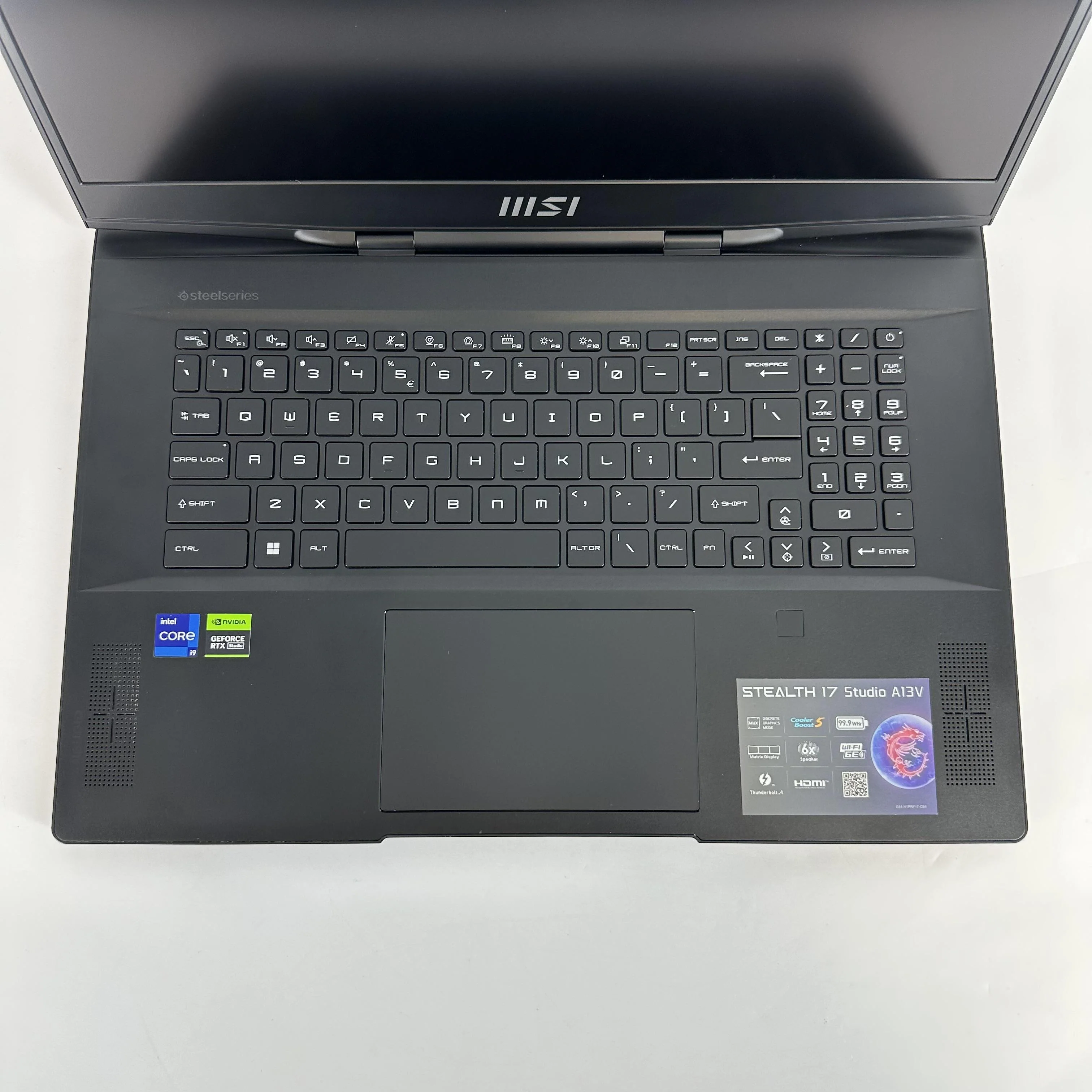 MSI Stealth 17 Studio 17.3 Black 2.6 GHz Intel Core i9 13th Gen. 32GB RAM 2TB Solid State Drive NVIDIA GeForce RTX 4080 12 GB - Image 2